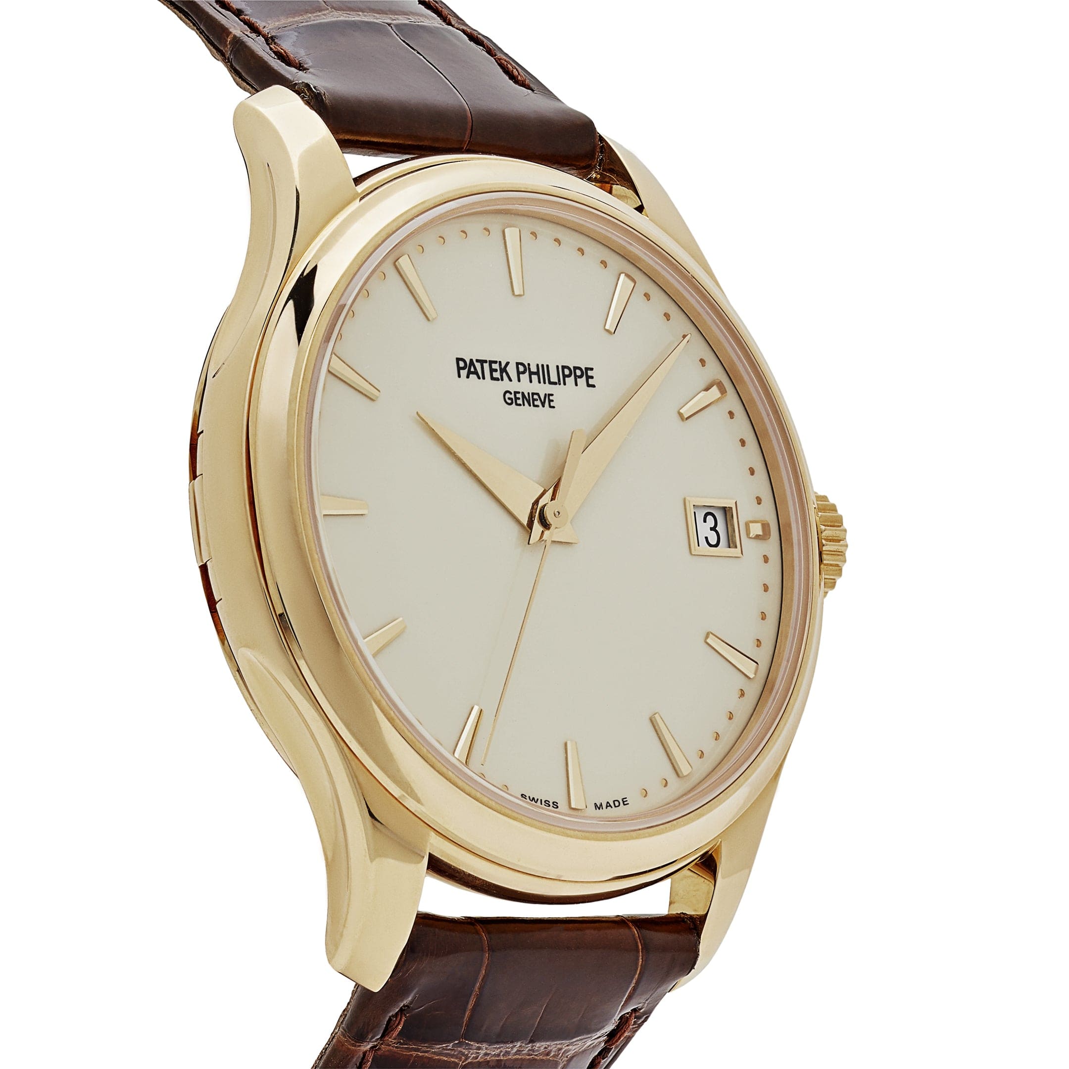 Patek Philippe Calatrava 5227J-001 Yellow Gold Lacquered Ivory Dial (2022)