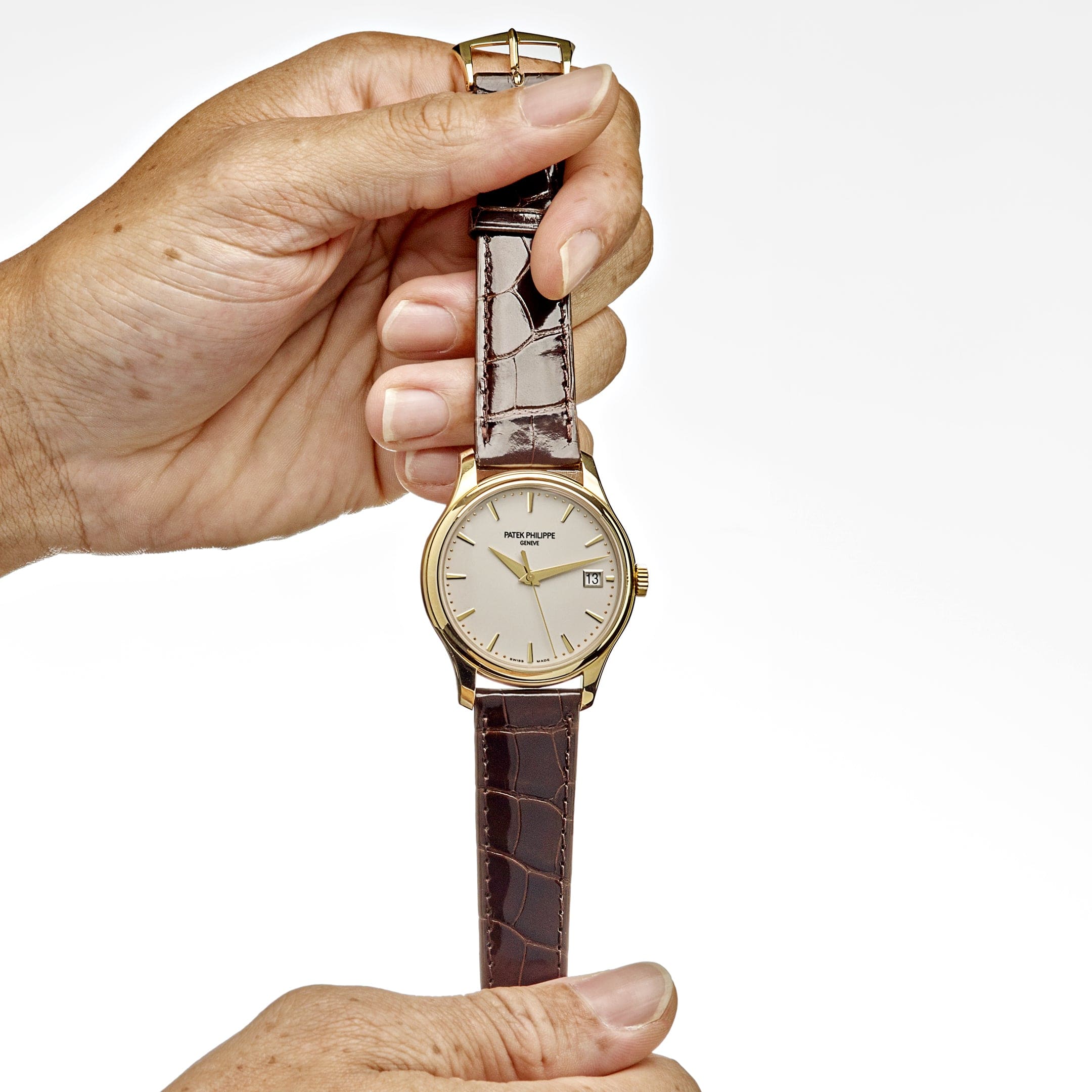 Patek Philippe Calatrava 5227J-001 Yellow Gold Lacquered Ivory Dial (2022)