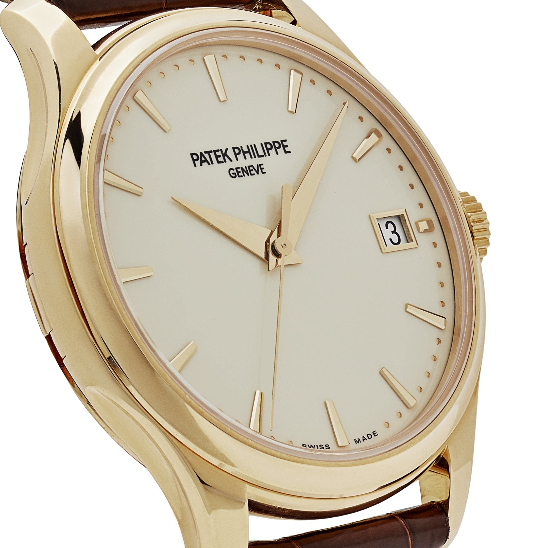 Patek Philippe Calatrava 5227J-001 Yellow Gold Lacquered Ivory Dial (2022)