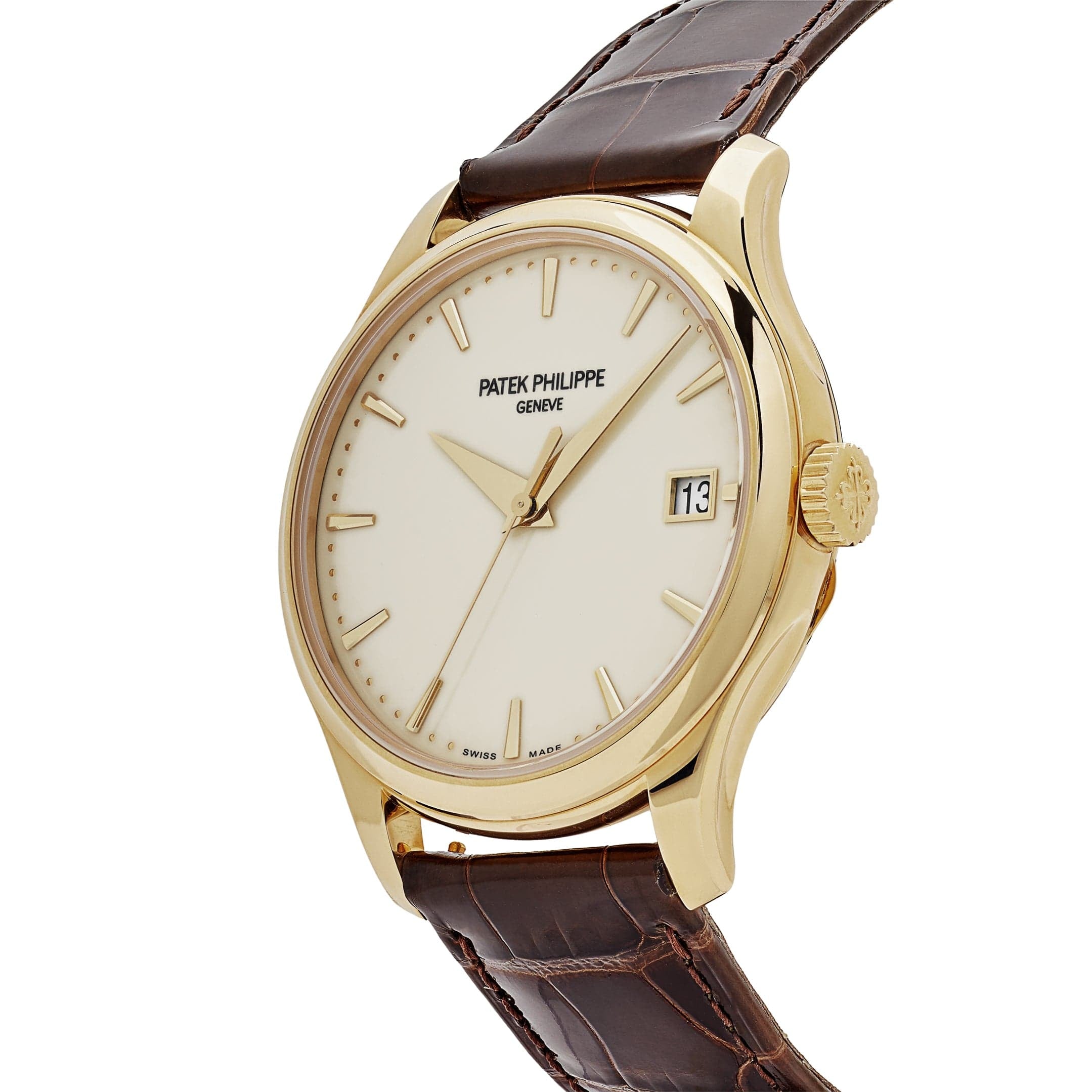 Patek Philippe Calatrava 5227J-001 Yellow Gold Lacquered Ivory Dial (2022)