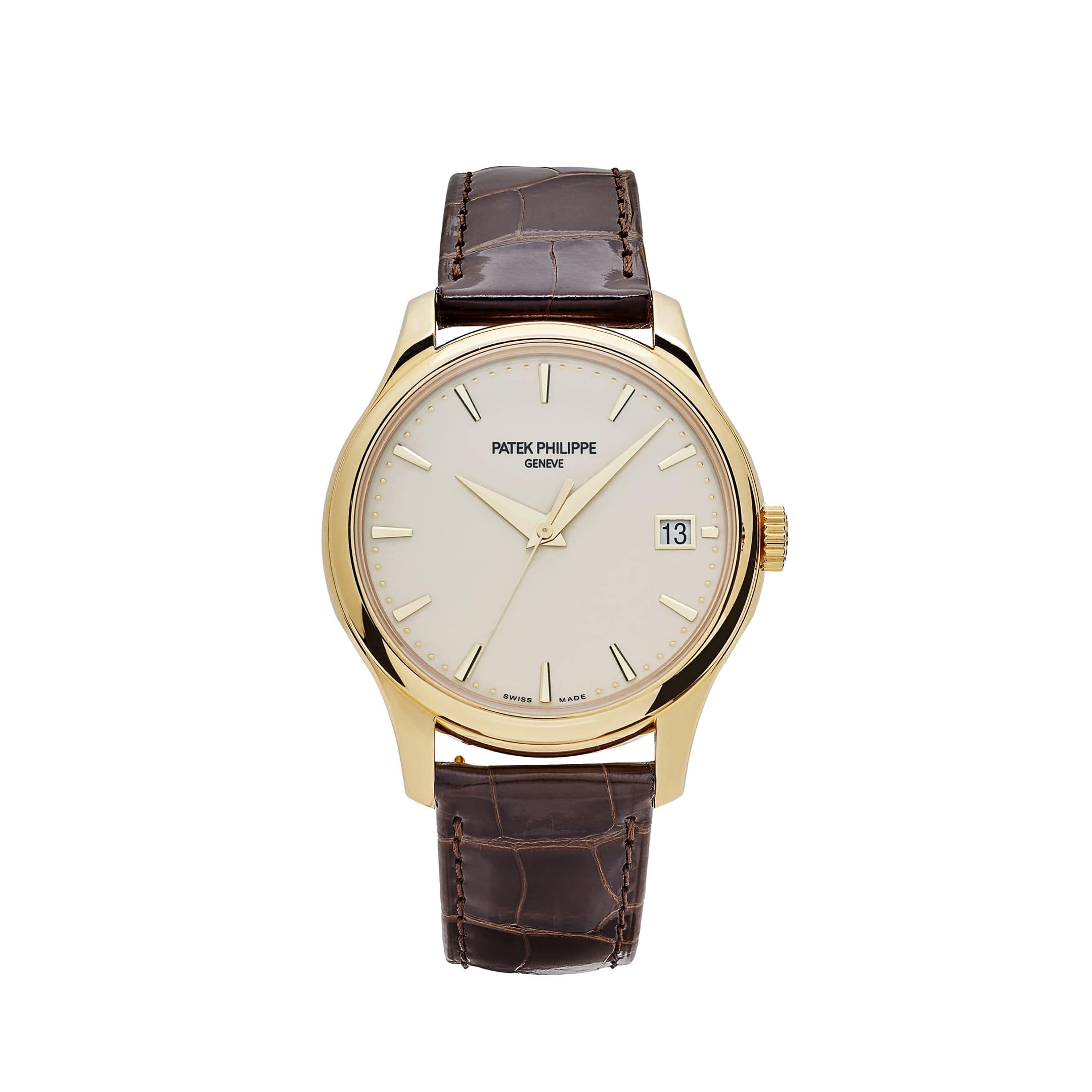 Patek Philippe Calatrava 5227J-001 Yellow Gold Lacquered Ivory Dial