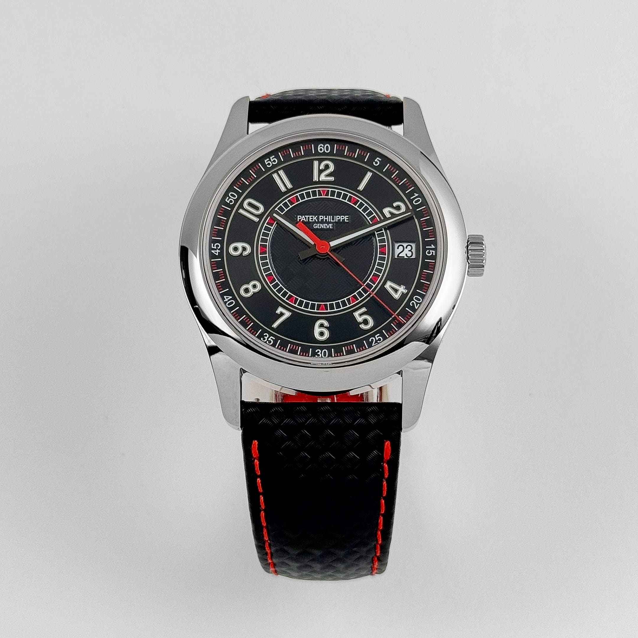 Patek Philippe Calatrava 6007G-010 White Gold Red Accents (2024)