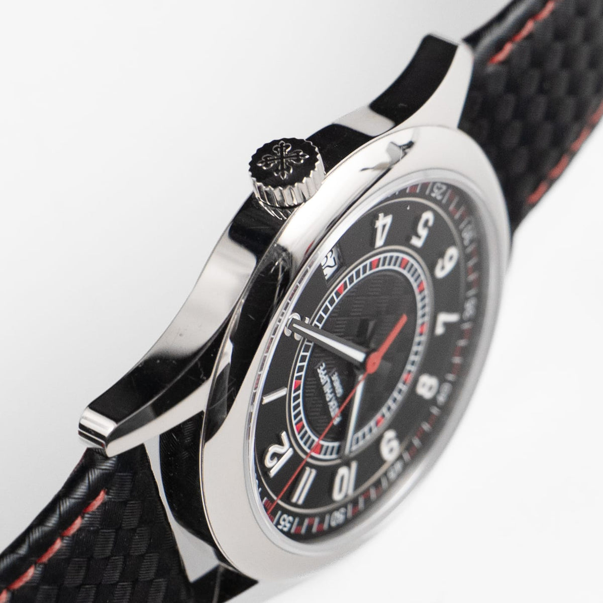 Patek Philippe Calatrava 6007G-010 White Gold Red Accents