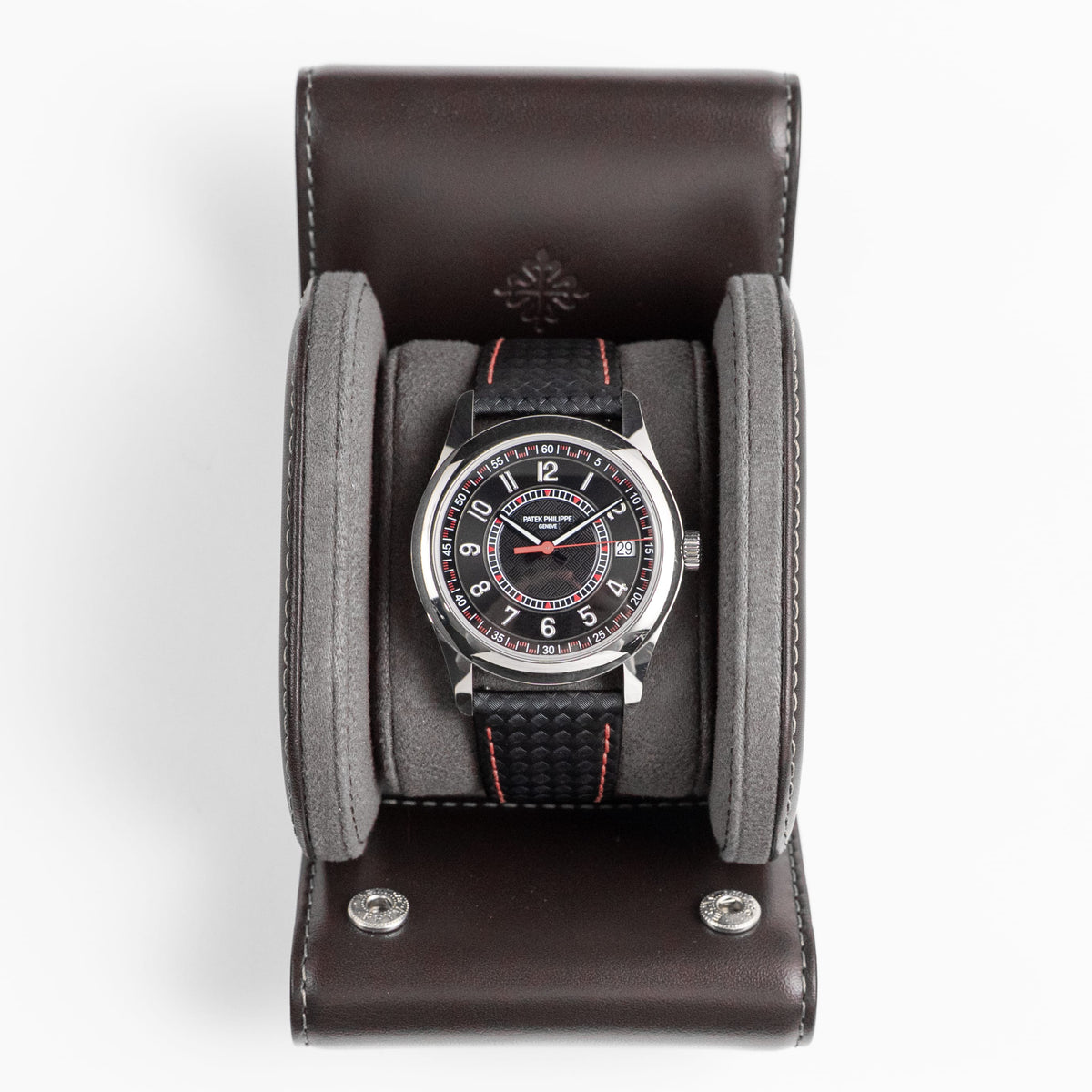 Patek Philippe Calatrava 6007G-010 White Gold Red Accents