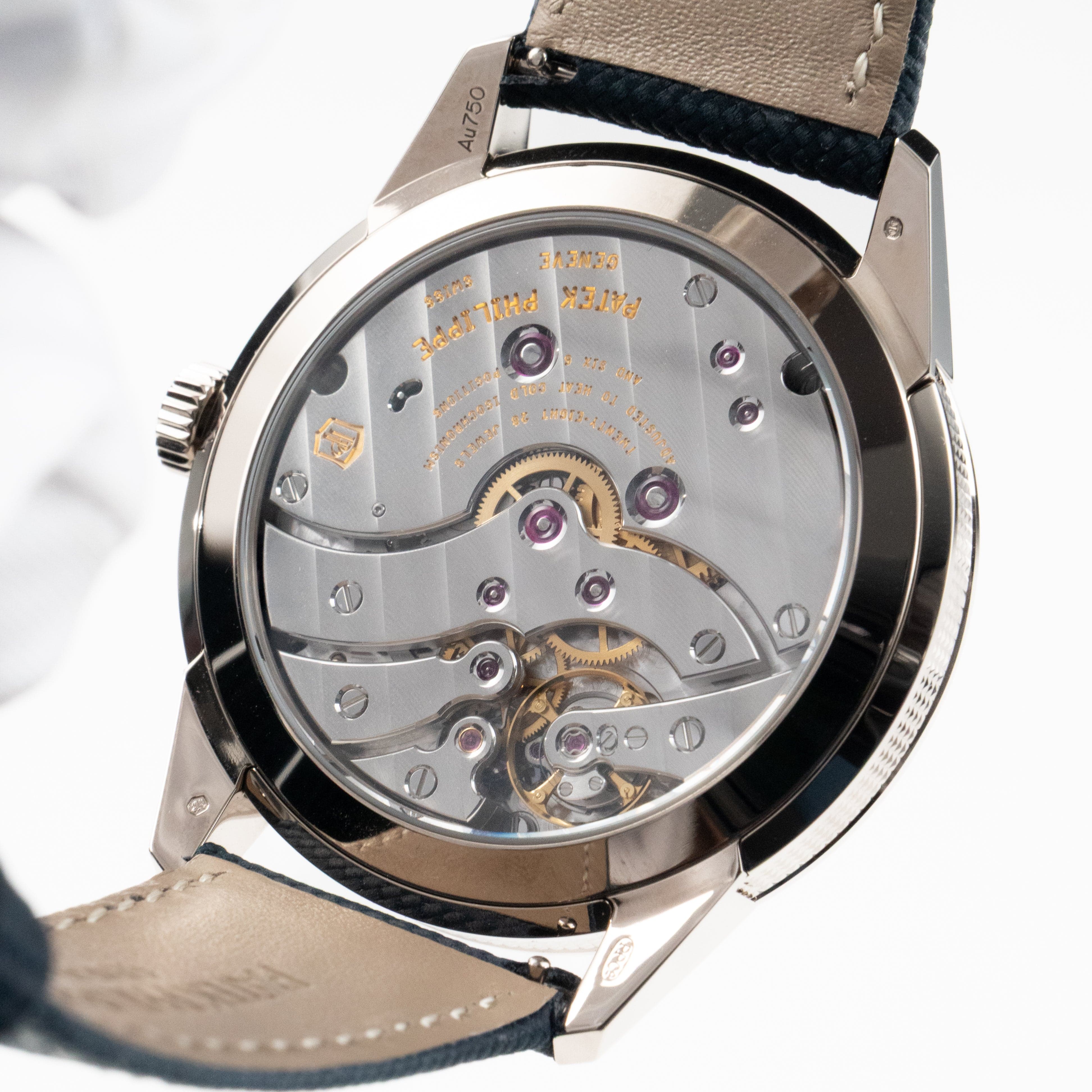 Patek Philippe Calatrava 8-Day 5328G-001 White Gold Blue Dial (2025)