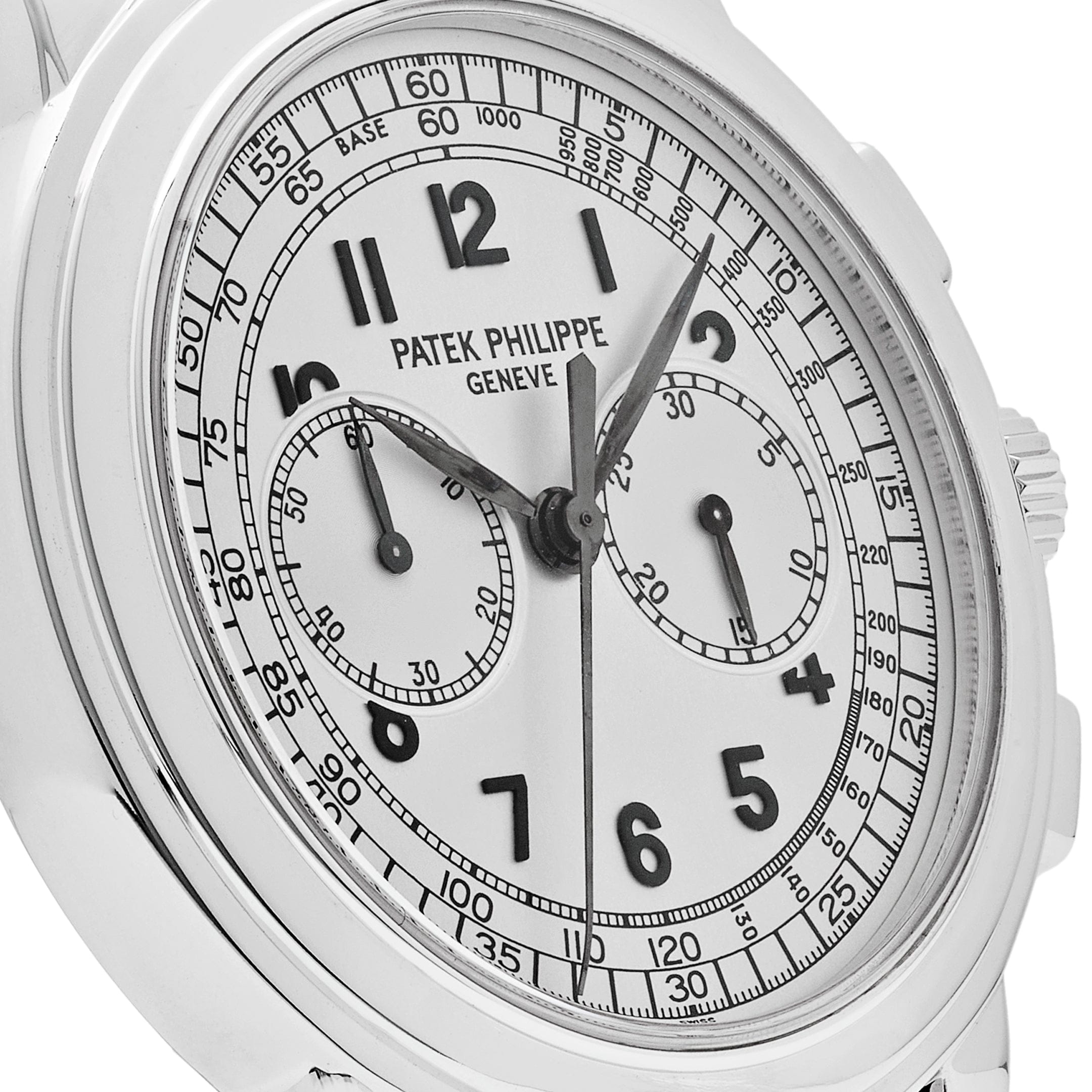 Luxury Watch Patek Philippe Chronograph White Gold Silver Dial 5070G-001 Wrist Aficionado