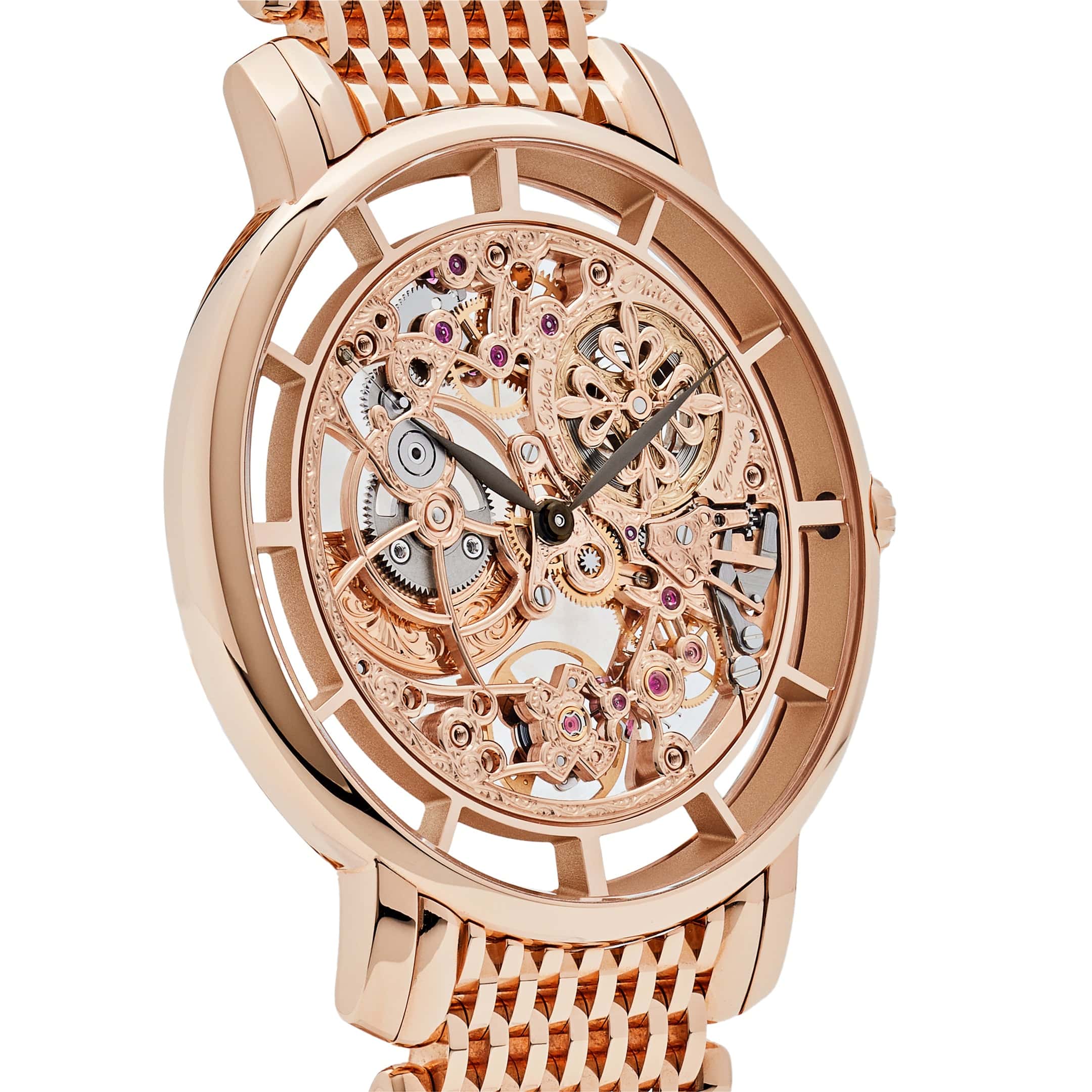 Patek Philippe Complications 5180/1R-001 Calatrava Rose Gold Skeleton Dial (2023)