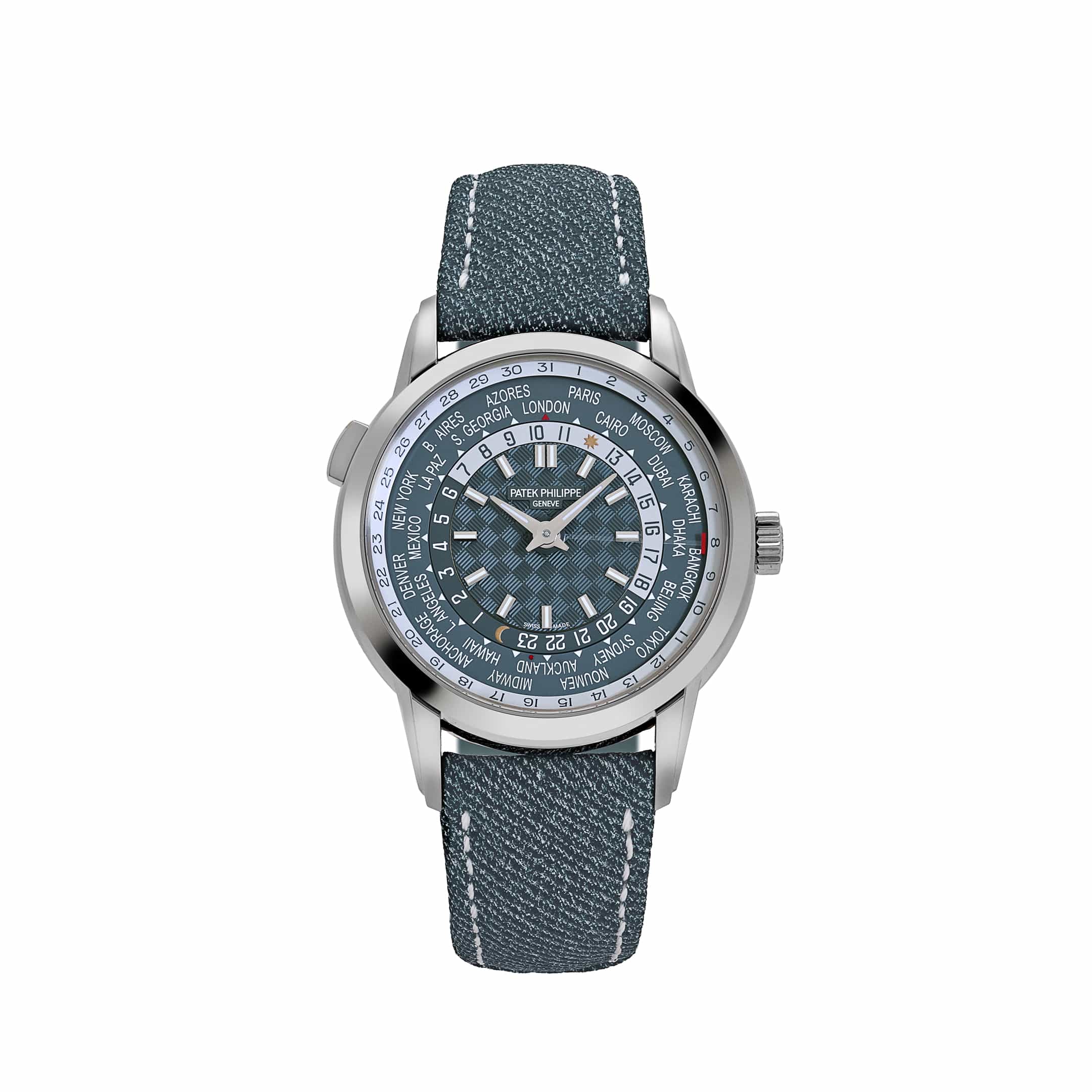 Patek Philippe Complications 5330G-001 World Time White Gold Blue Dial (2025)