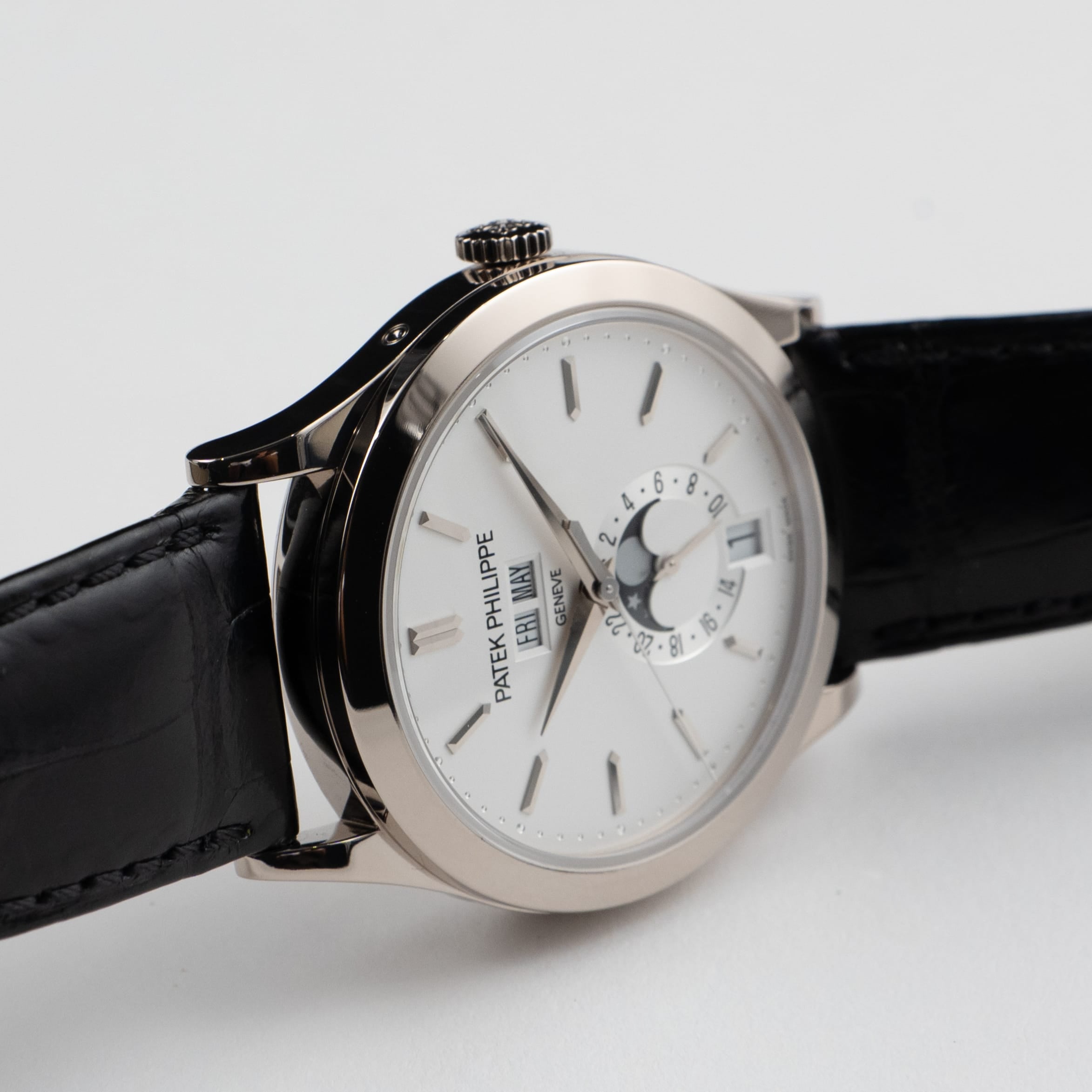 Patek Philippe Complications 5396G-011 Annual Calendar Moon Phases White Gold (2019)