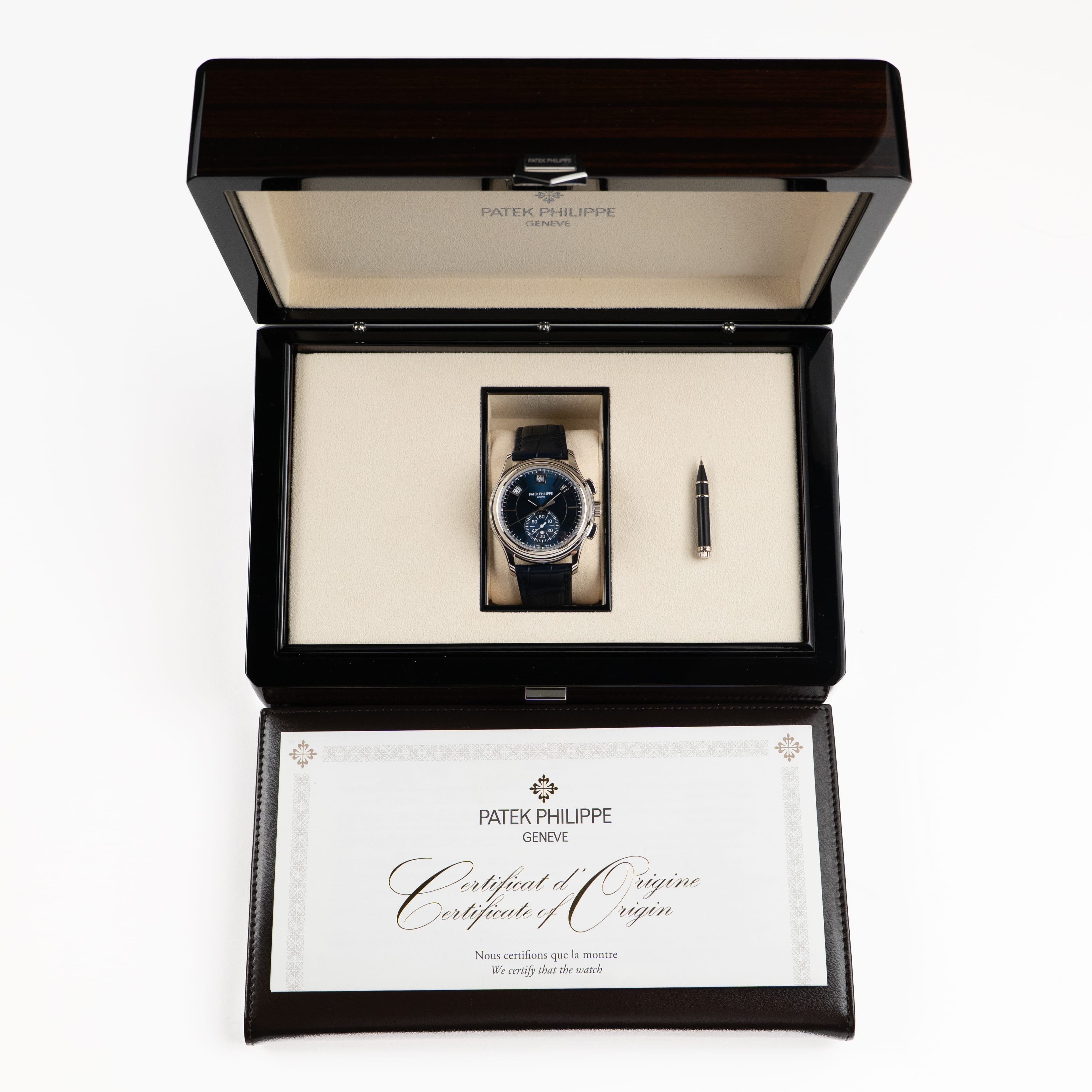 Patek Philippe Complications 5905P-001 Platinum Blue Dial Annual Calendar (2021)