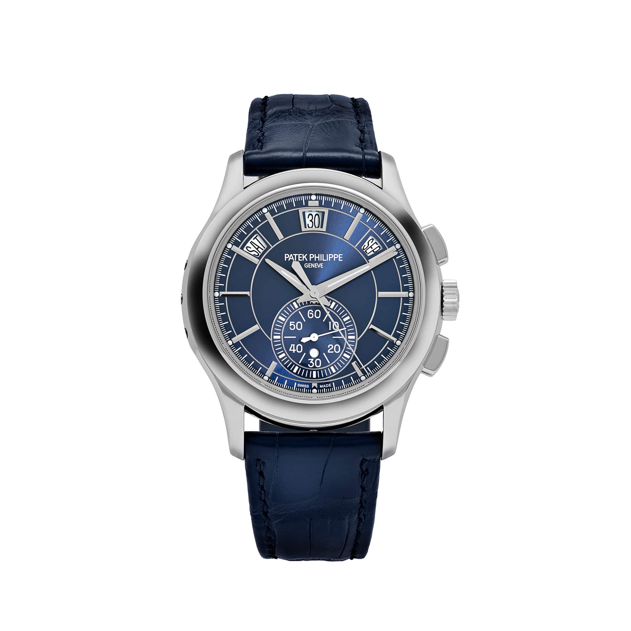 Patek Philippe Complications 5905P-001 Platinum Blue Dial Annual Calendar (2021)