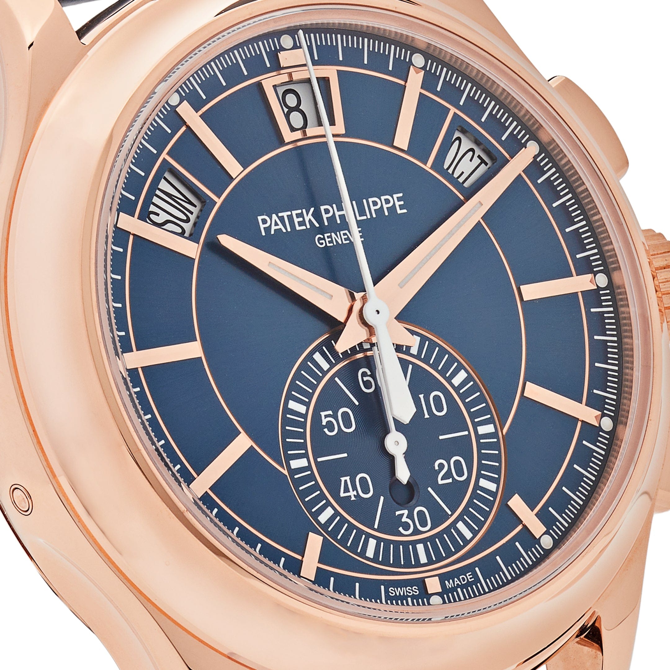 Patek Philippe Complications Chronograph Annual Calendar Blue Dial 5905R-010 Wrist Aficionado