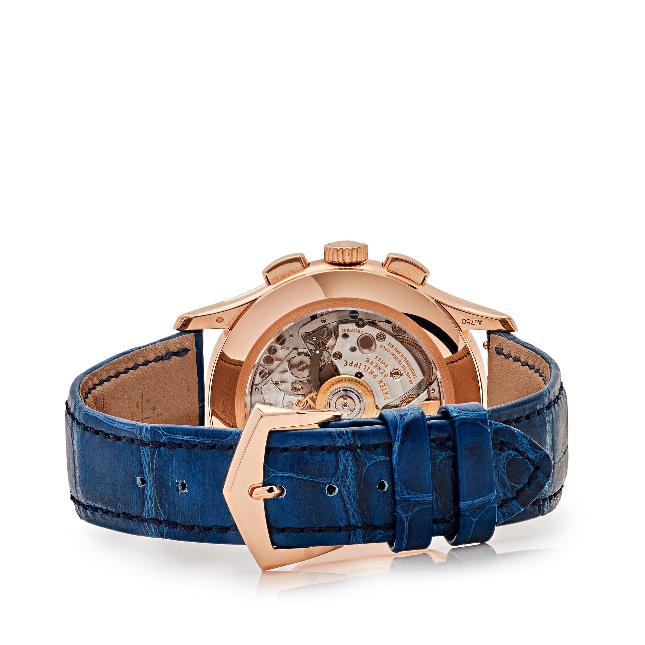Patek Philippe Complications Chronograph Annual Calendar Blue Dial 5905R-010 Wrist Aficionado