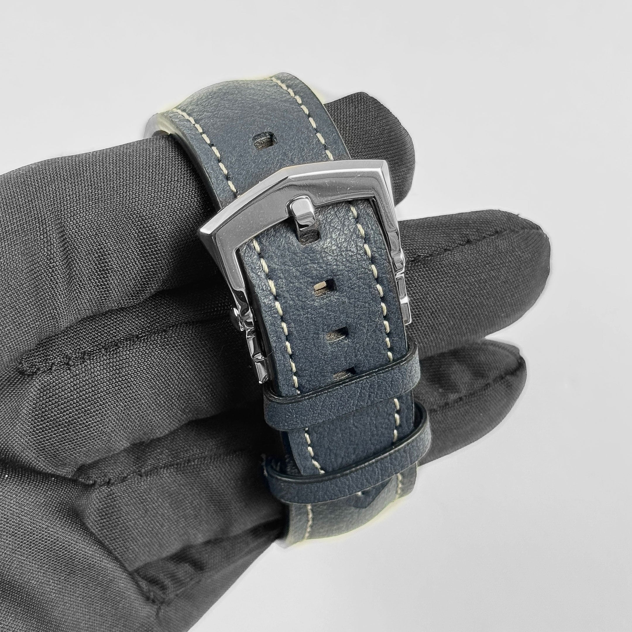 Patek Philippe Complications 5924G-001 Calatrava 'Pilot' Travel Time Flyback Chronograph White Gold Blue-Gray Dial (2025)