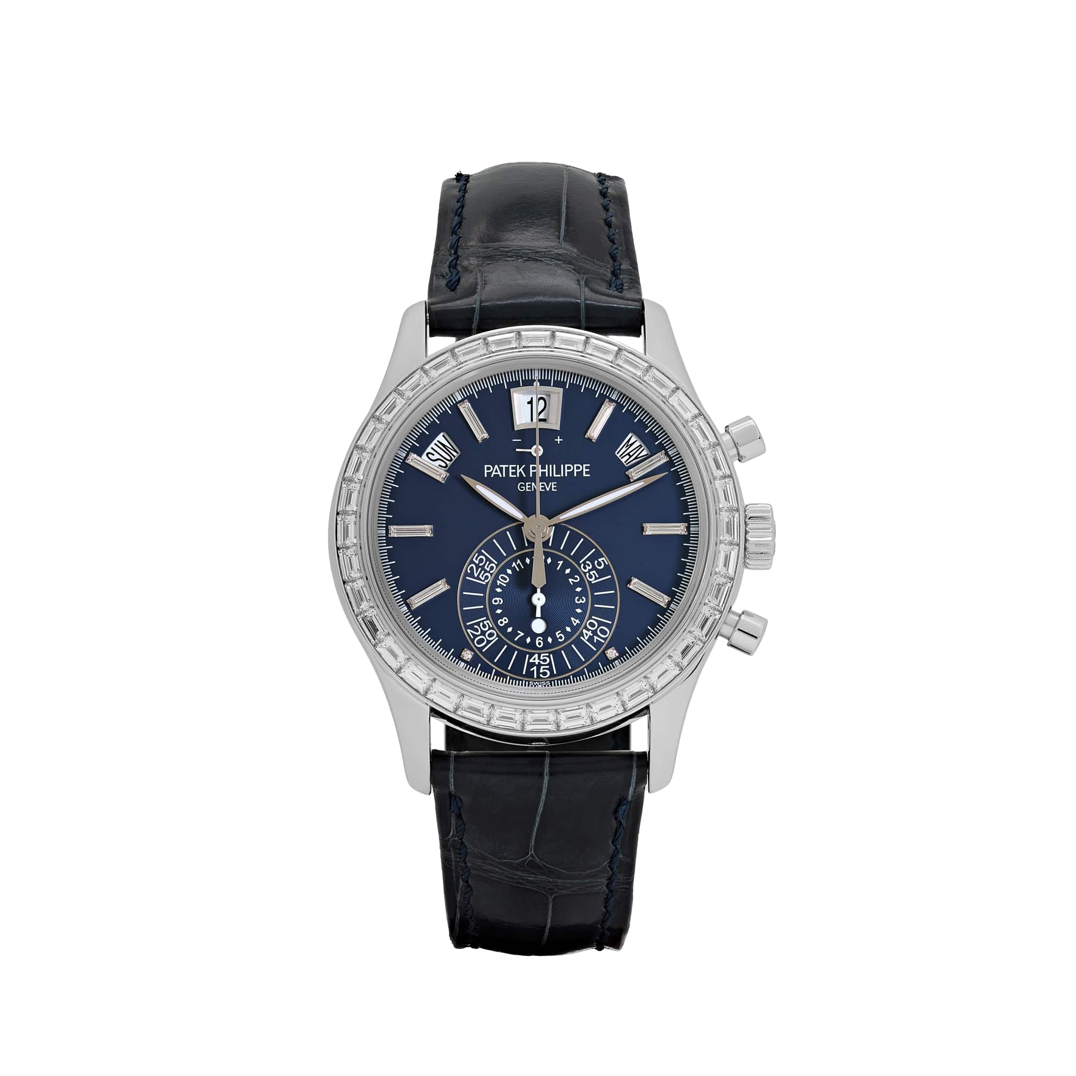 Patek Philippe Complications 5961P-001 Annual Calendar Platinum Baguette Blue Dial (2023)