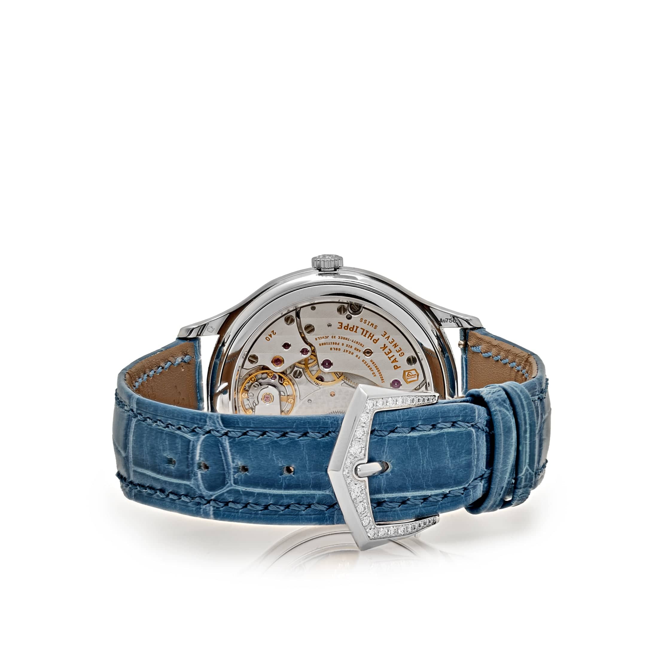 Patek Philippe Complications 7130G-016 Ladies World Time l White Gold Gray-Blue Dial lDiamond Bezel (2024)