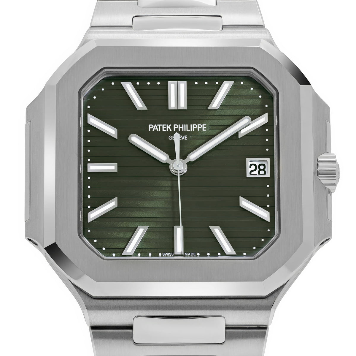 Patek Philippe Cubitus 5821/1A-001 Stainless Steel Green Dial (2025)