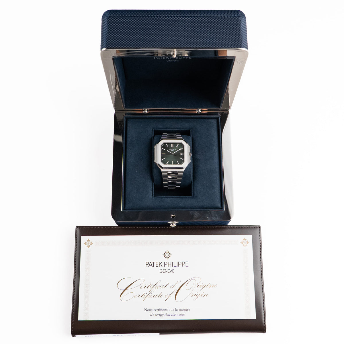 Patek Philippe Cubitus 5821/1A-001 Stainless Steel Green Dial (2025)