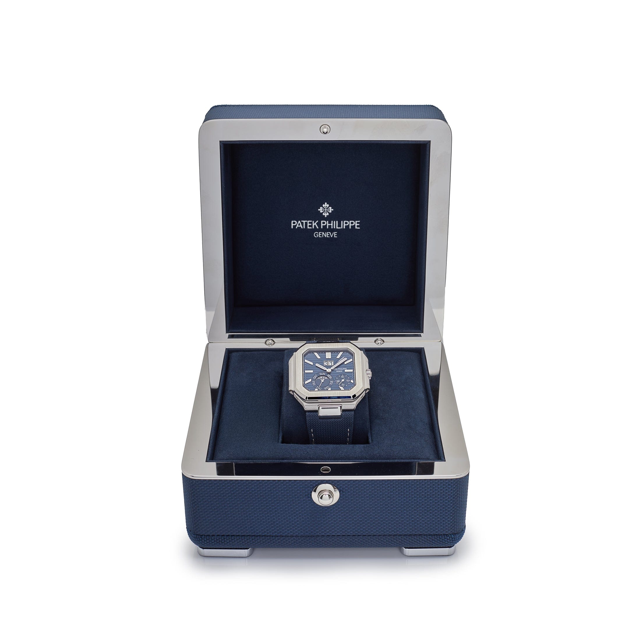 Patek Philippe Cubitus 5822P-001 Platinum Blue Dial Moon Phase (2024)