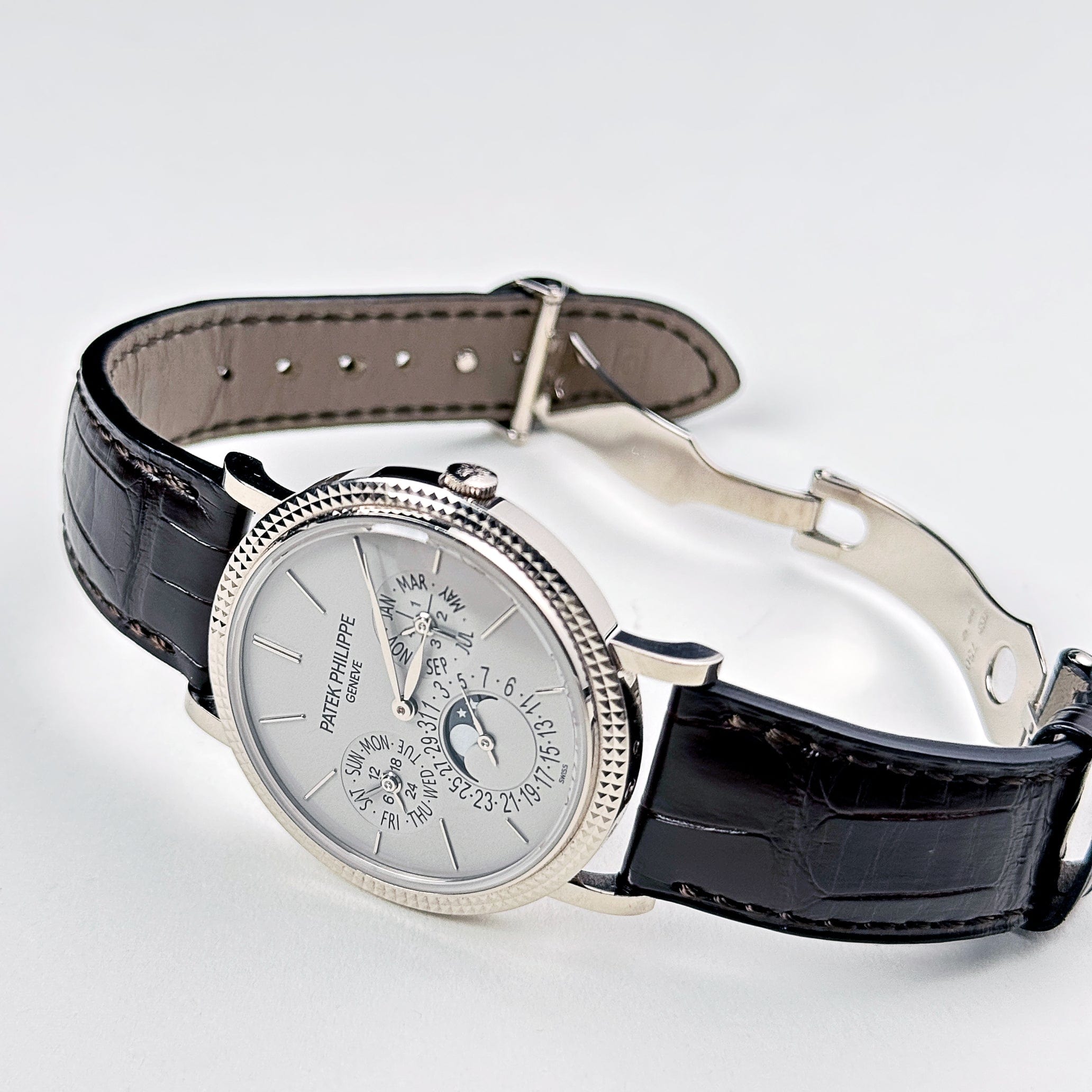 Patek Philippe Grand Complications 5139G-001 Perpetual Calendar White Gold Silver Dial (2008)