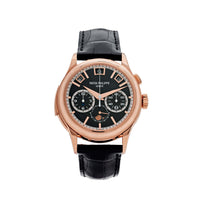 Thumbnail for Luxury Watch Patek Philippe Grand Complications Minute Repeater Perpetual Calendar Rose Gold Black Dial 5208R-001 Wrist Aficionado