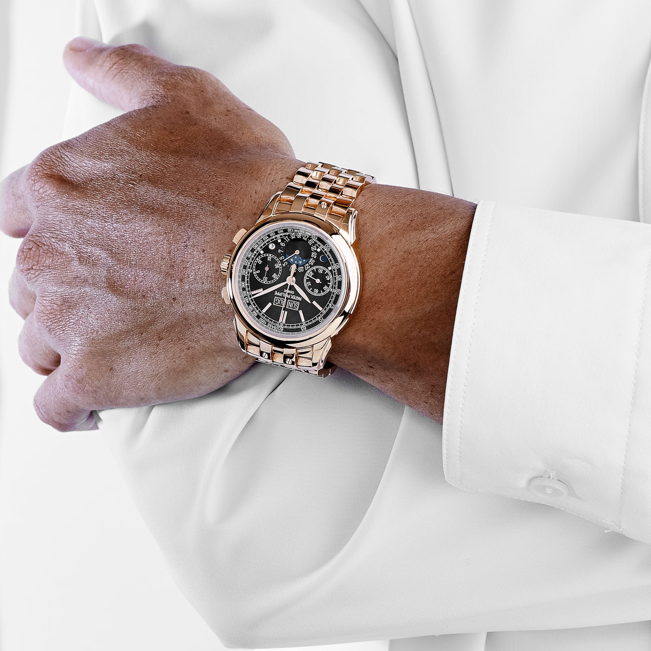 Patek Philippe Grand Complications 5270/1R-001 Chronograph Perpetual Calendar Rose Gold Black Dial (2025)