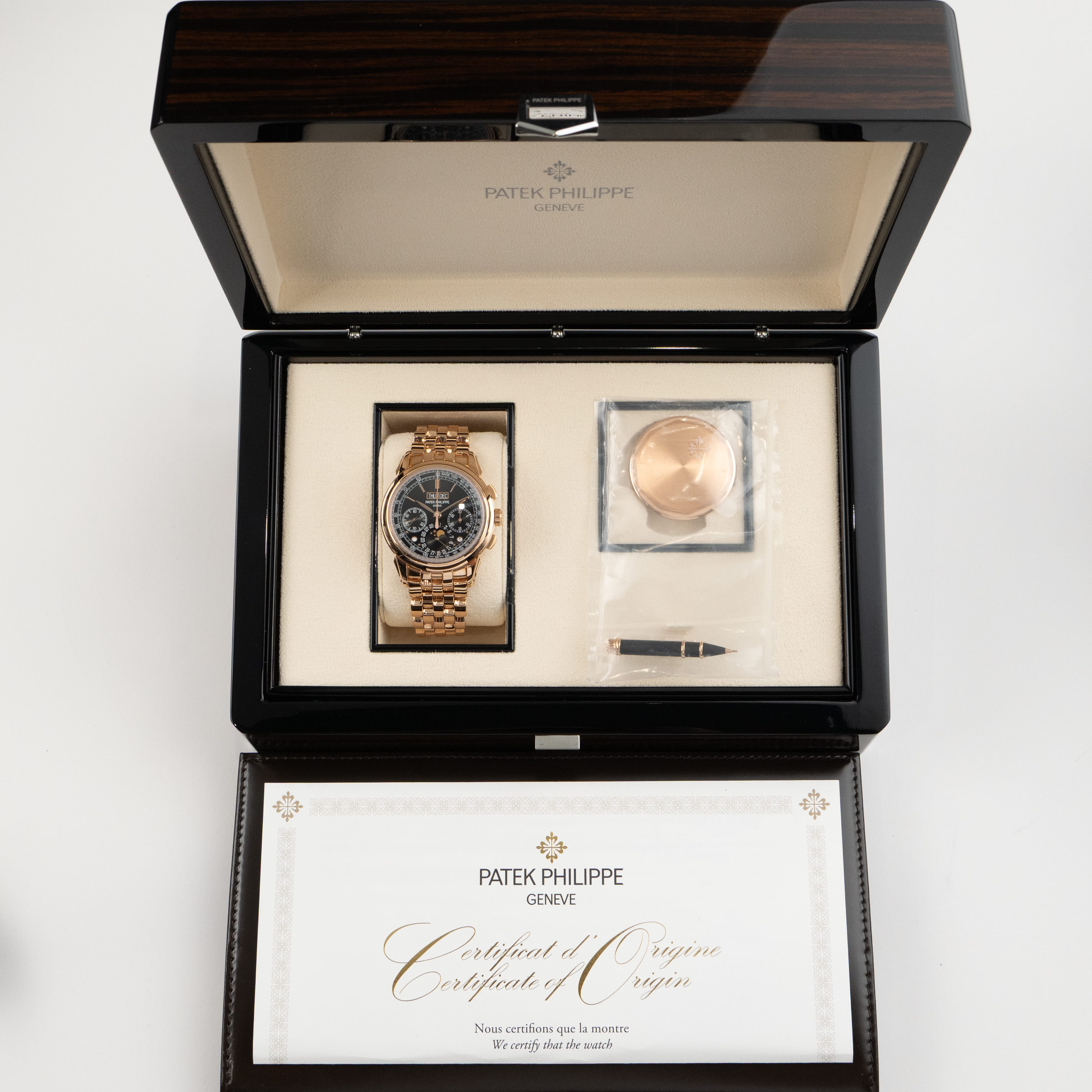 Patek Philippe Grand Complications 5270/1R-001 Chronograph Perpetual Calendar Rose Gold Black Dial (2025)