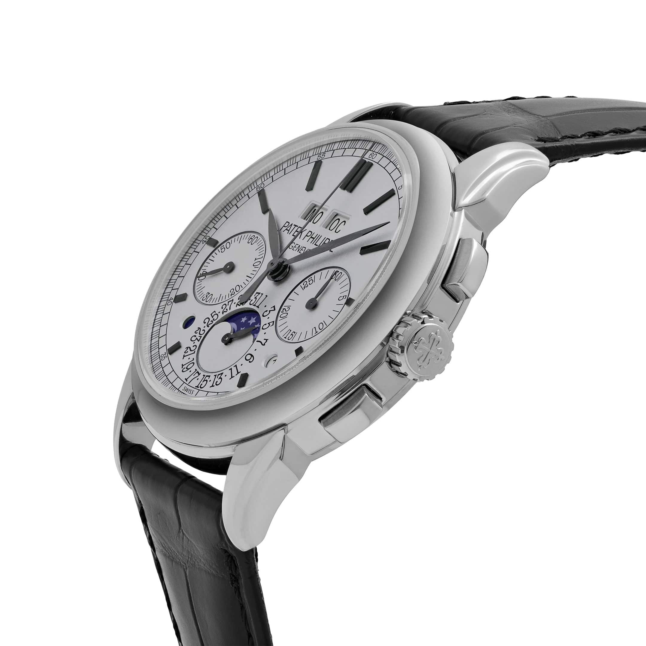 Patek Philippe Grand Complications 5270G-001 Perpetual Calendar White Gold White Dial