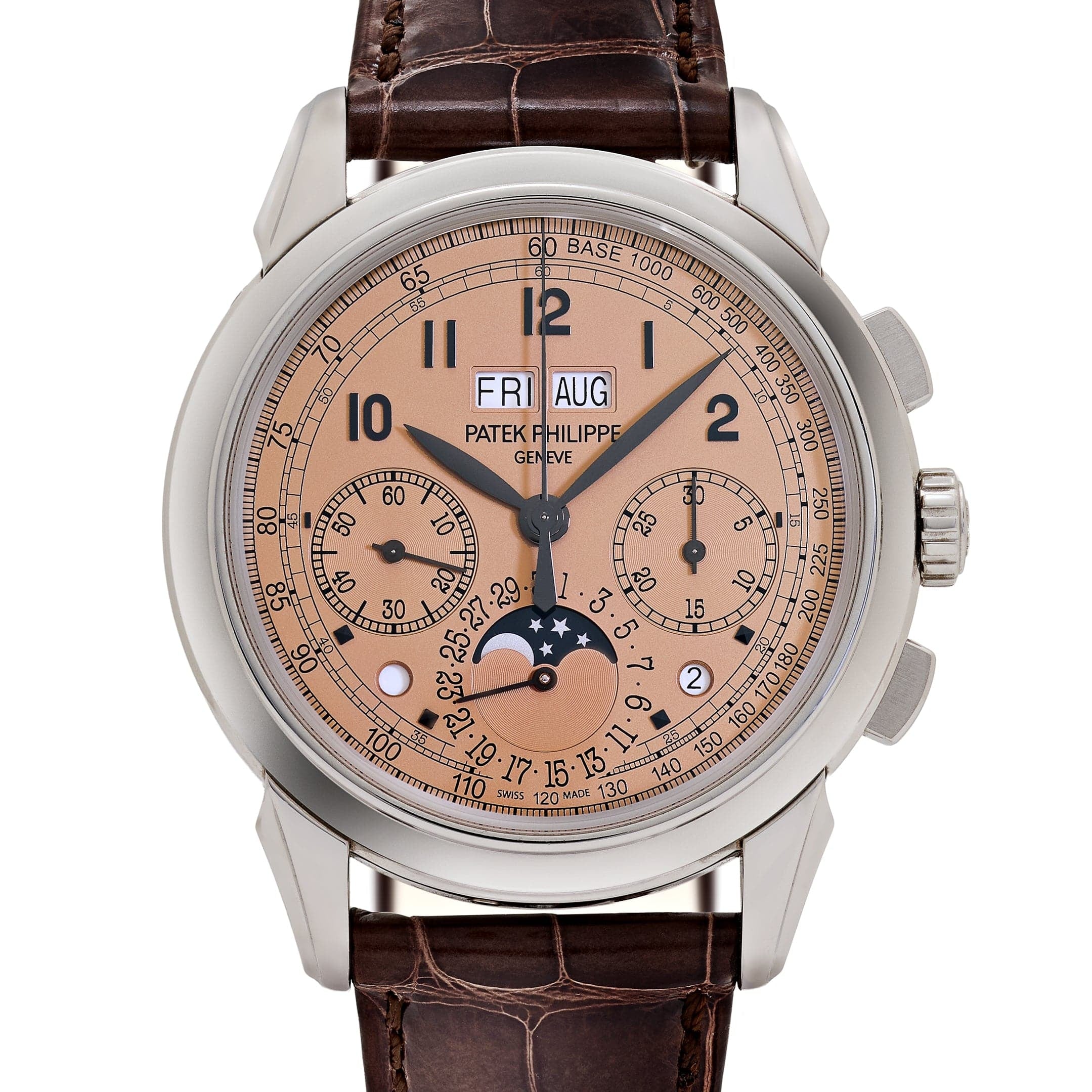 Patek Philippe Grand Complications 5270P-001 Perpetual Calendar Chronograph Platinum Salmon Dial (2019)