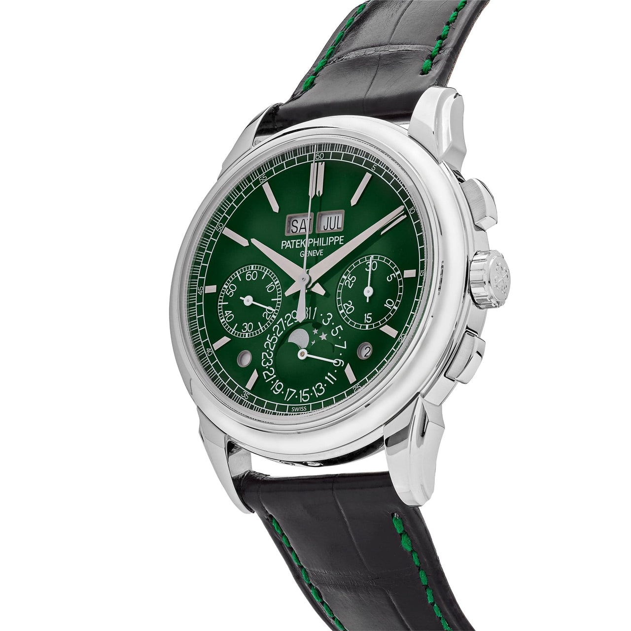 Patek Philippe Grand Complications 5270P-014 Perpetual Calendar Chronograph Platinum Green Dial (2023)