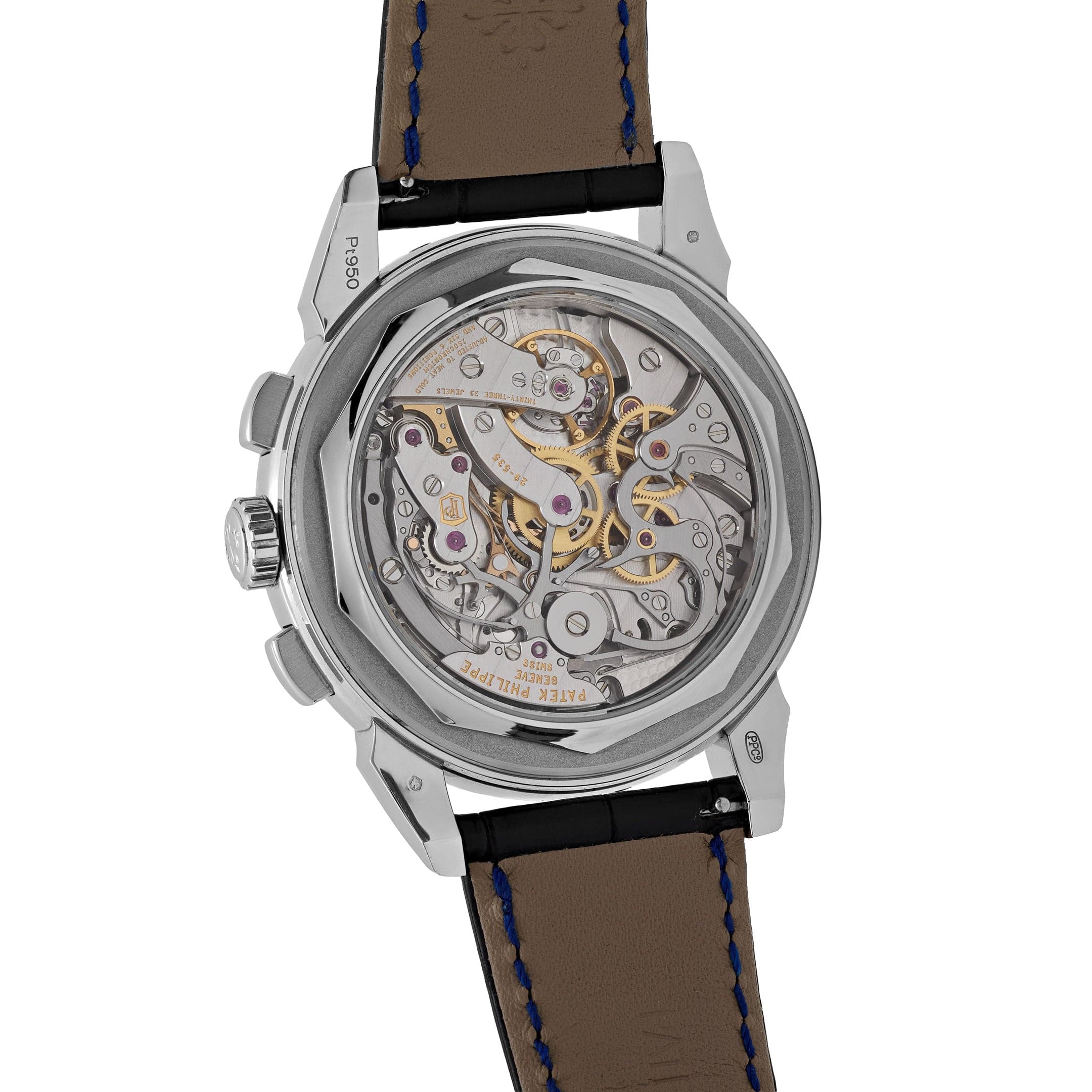 Patek Philippe Grand Complications 5271/11P-010 Perpetual Calendar Chronograph Platinum Baguette Sapphires (2025)