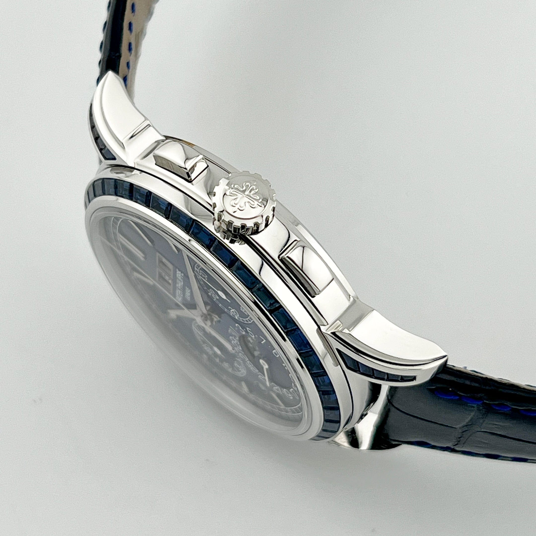 Patek Philippe Grand Complications 5271/11P-010 Perpetual Calendar Chronograph Platinum Baguette Sapphires (2025)