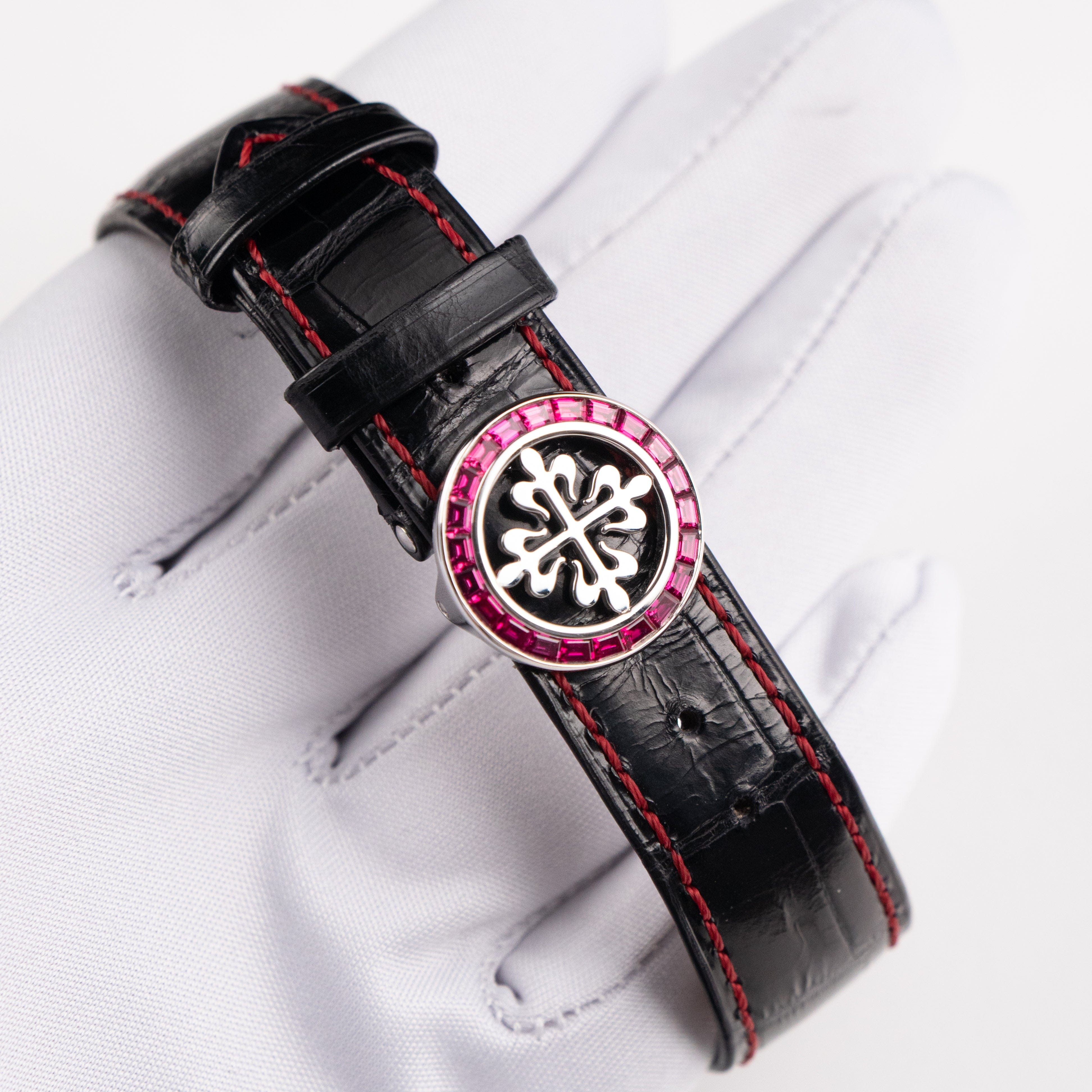 Patek Philippe Grand Complications 5271/12P-010 Perpetual Calendar Chronograph Platinum Baguette Rubies