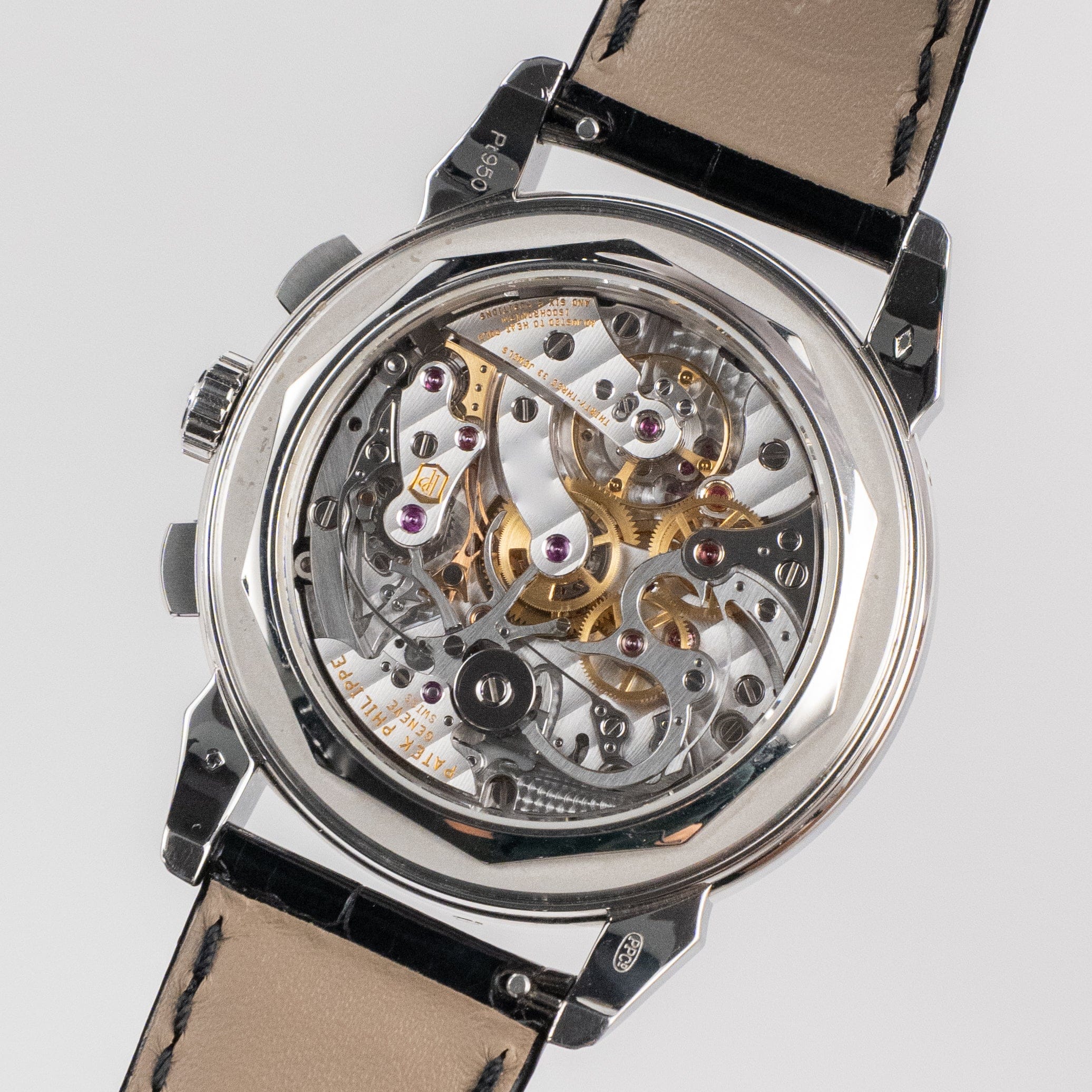 Patek Philippe Grand Complications 5271P-001 Perpetual Calendar Platinum Black Dial Baguette Bezel