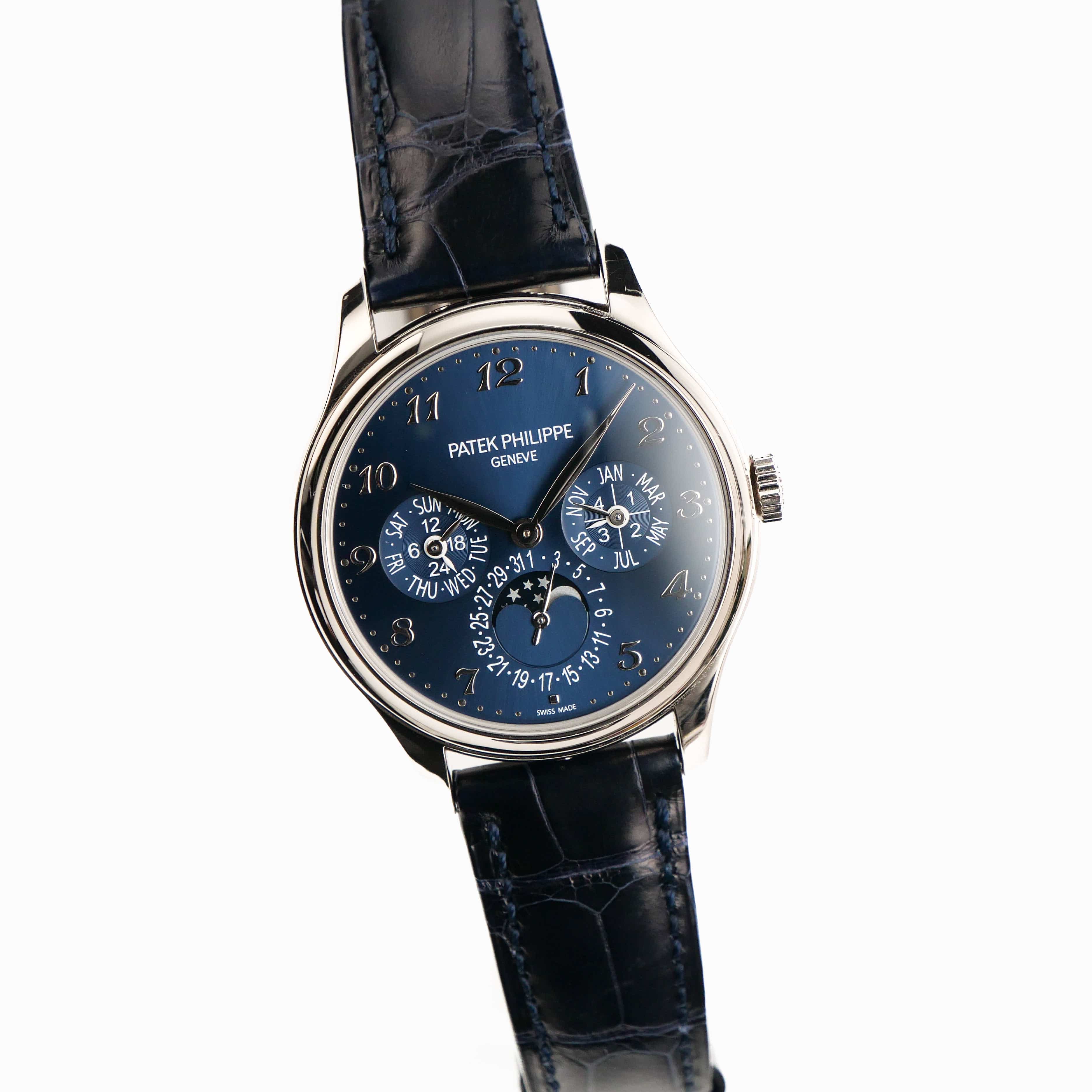 Patek Philippe Grand Complications 5327G-001 Perpetual Calendar White Gold Blue Dial (2025)