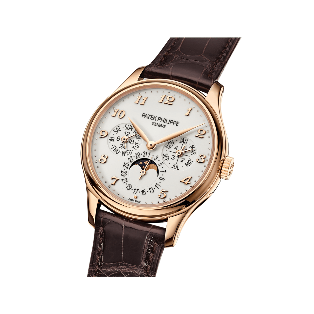 Patek Philippe Grand Complications 5327R-001 Perpetual Calendar Rose Gold Ivory White Dial