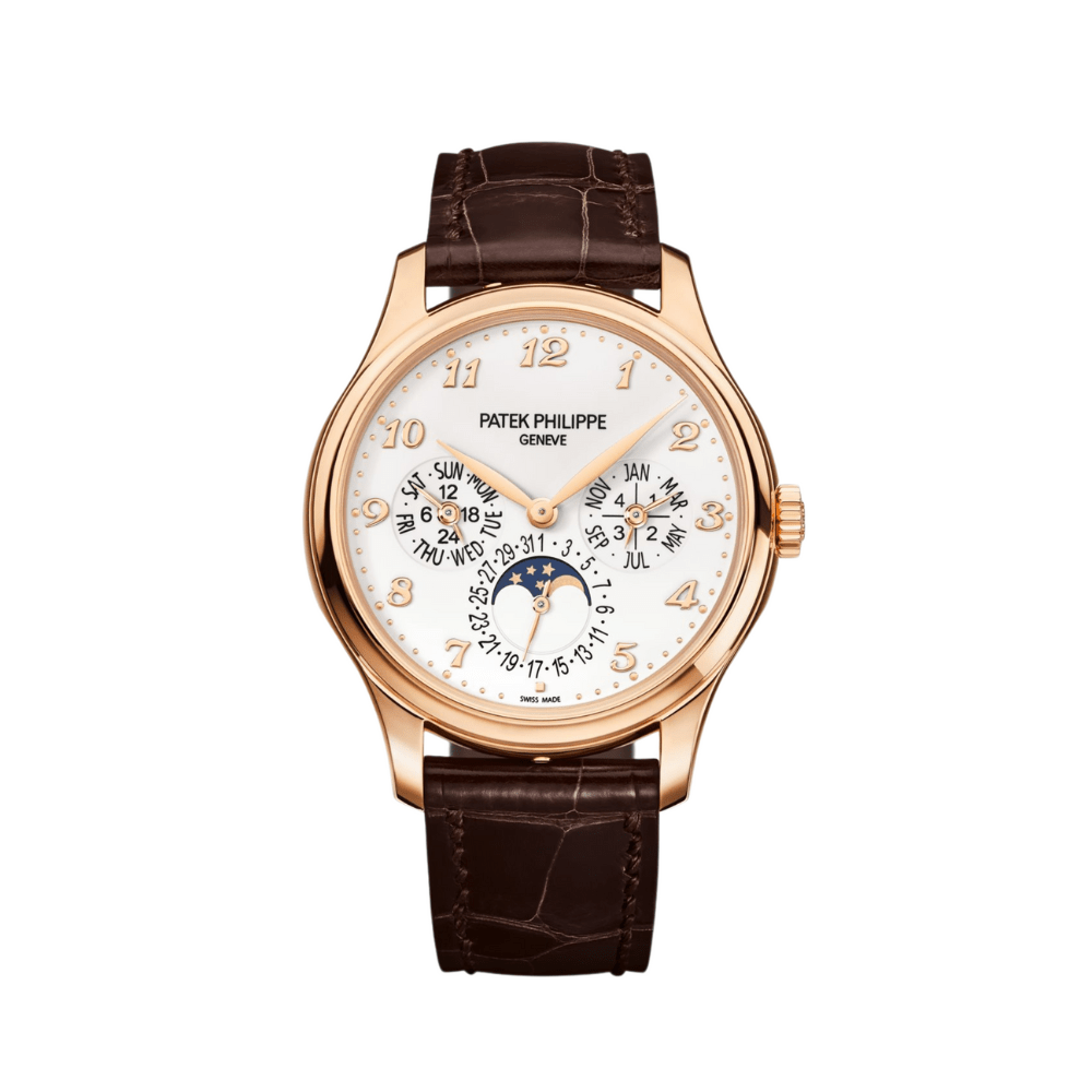 Patek Philippe Grand Complications 5327R-001 Perpetual Calendar Rose Gold Ivory White Dial
