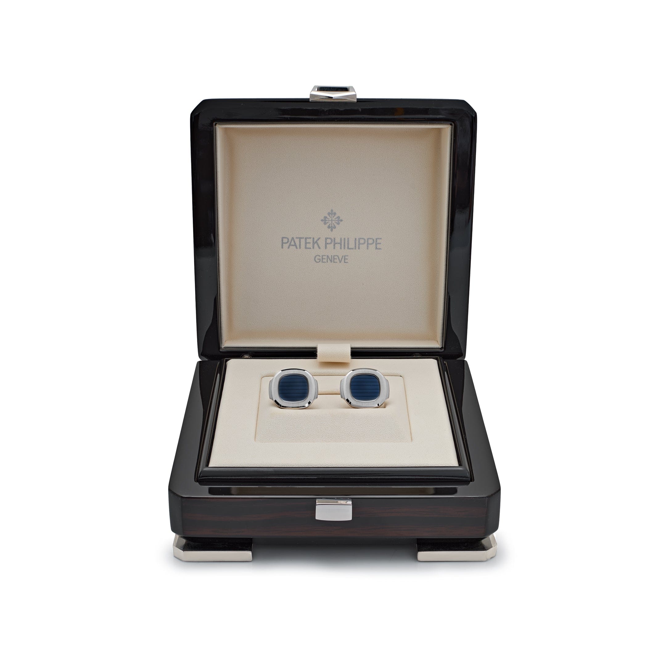 Patek Philippe Men's 18kt White Gold Nautilus Cufflinks