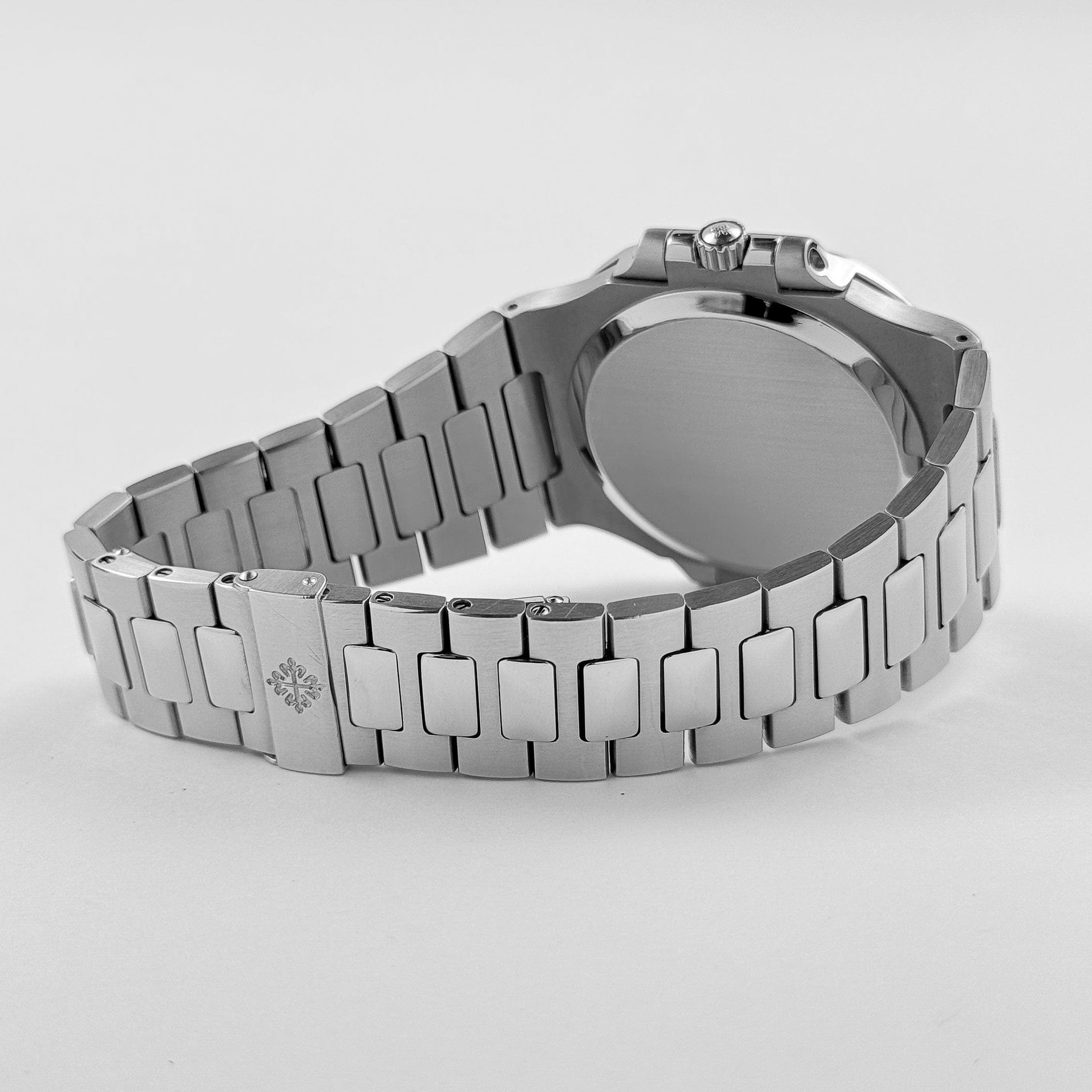 Patek Philippe Nautilus 3710/1A-001 'Jumbo' Power Reserve Indicator Stainless Steel Black Dial