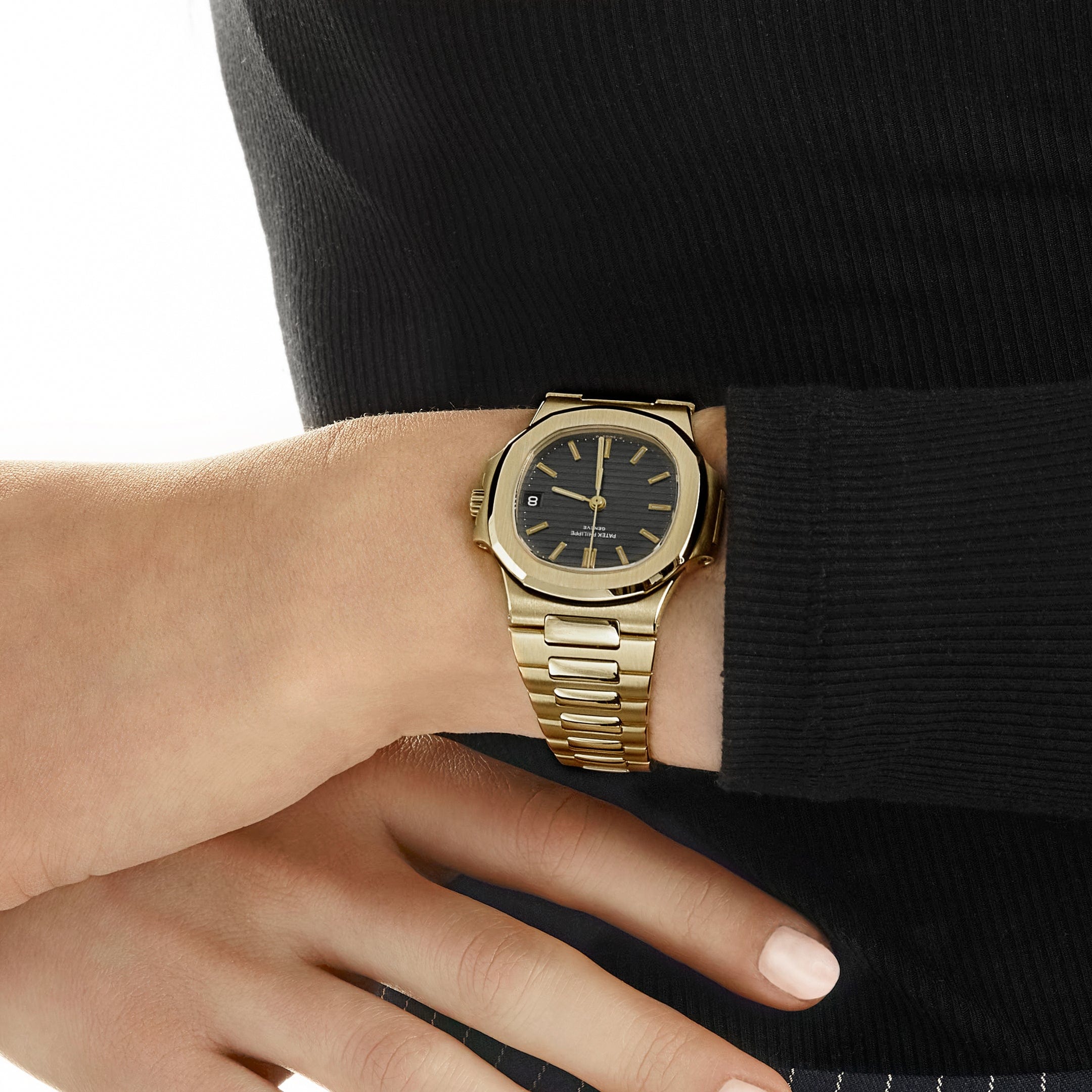 Patek Philippe Nautilus 3800/1 Yellow Gold Black Dial (1983)