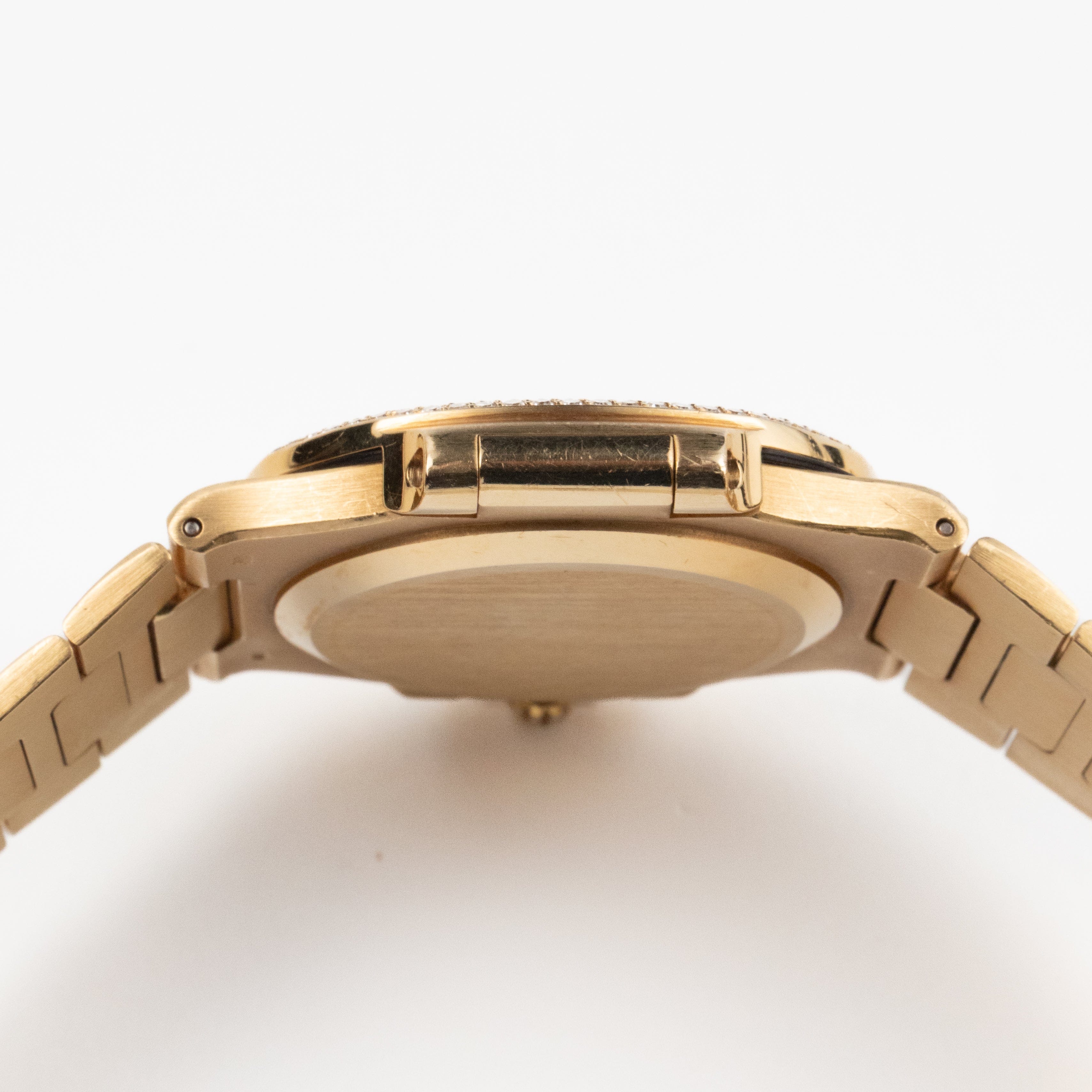 Patek Philippe Nautilus 3800/5 Yellow Gold Glided Gold Diamond Dial (1983)