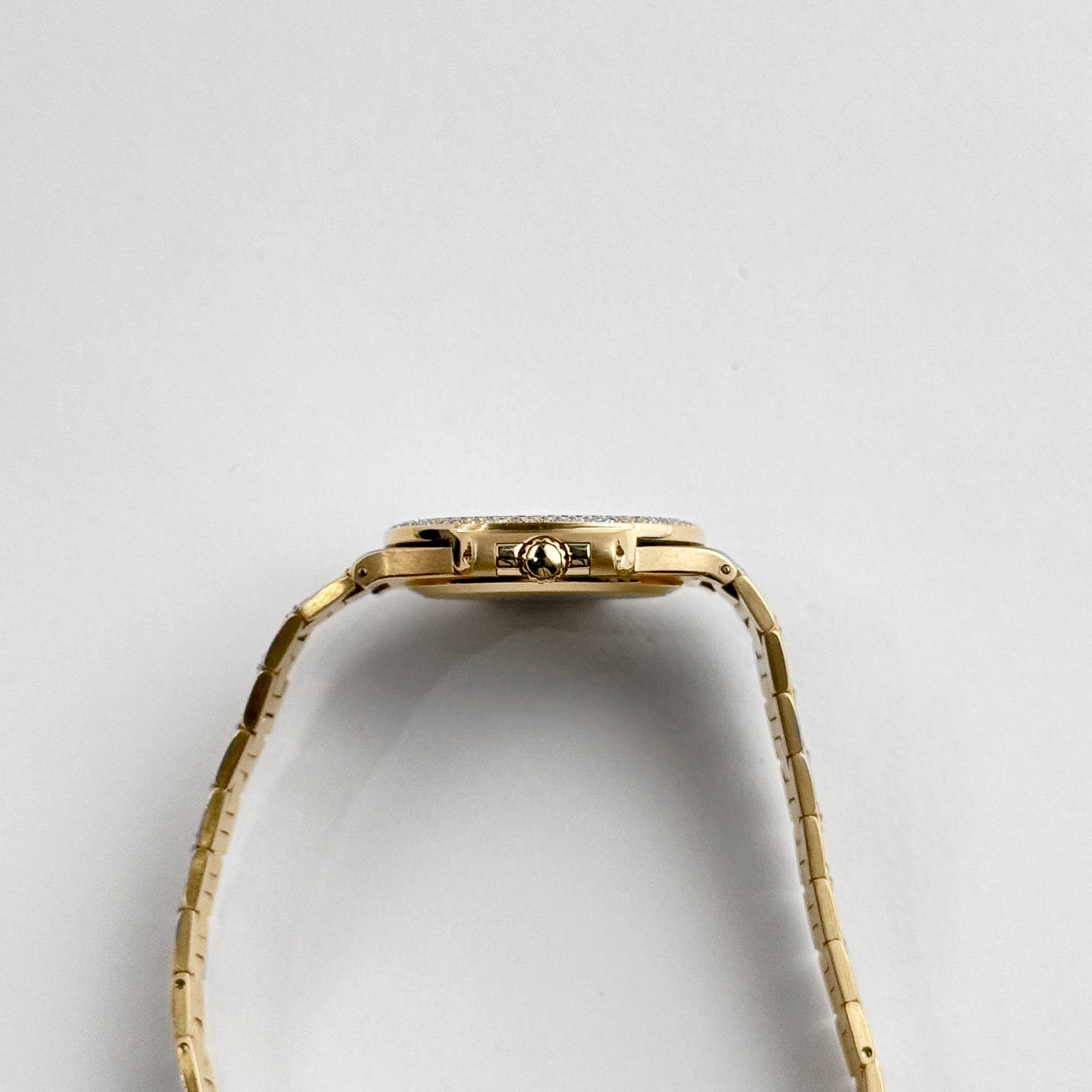 Patek Philippe Nautilus 3800/5 Yellow Gold Glided Gold Diamond Dial (1984)