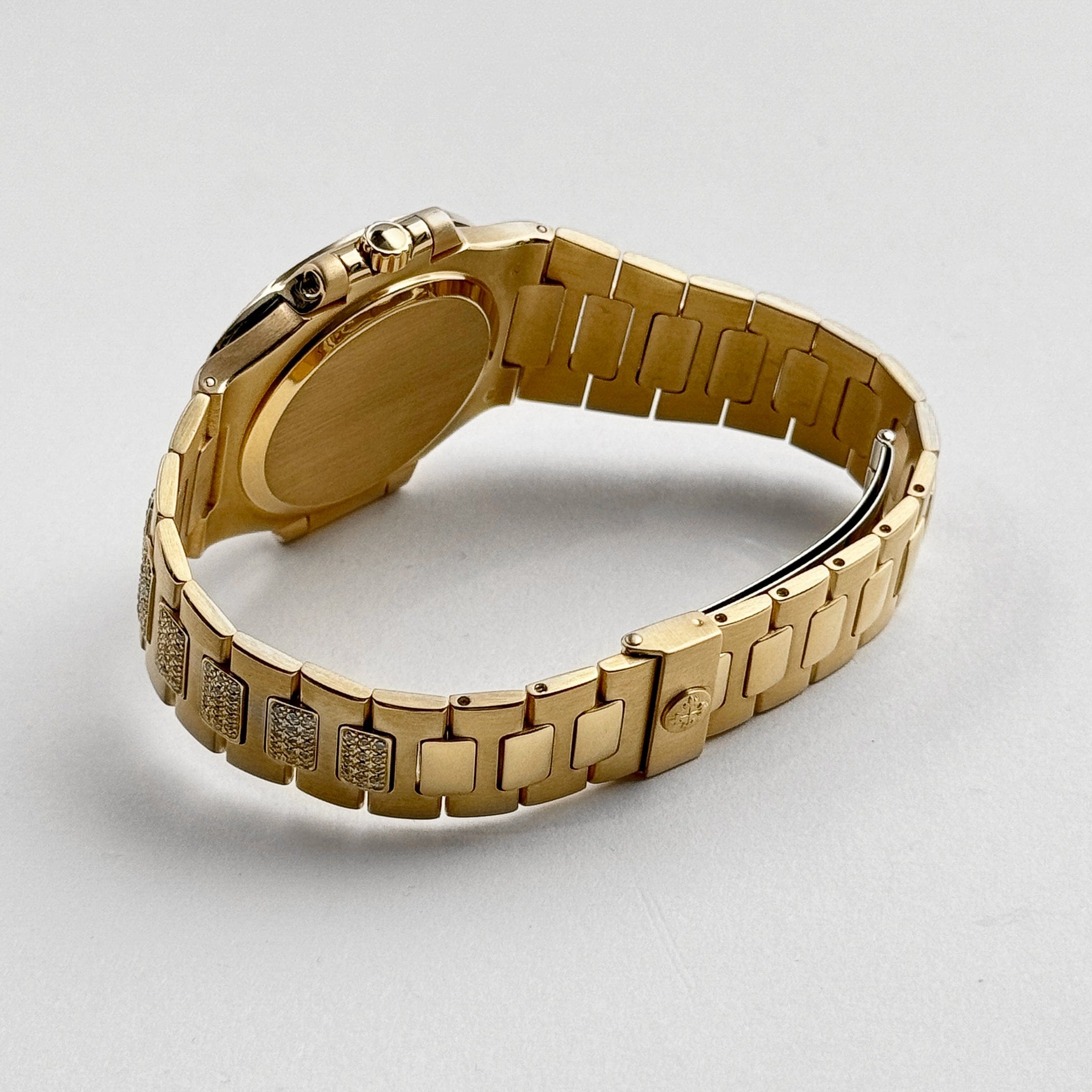 Patek Philippe Nautilus 3800/5 Yellow Gold Glided Gold Diamond Dial