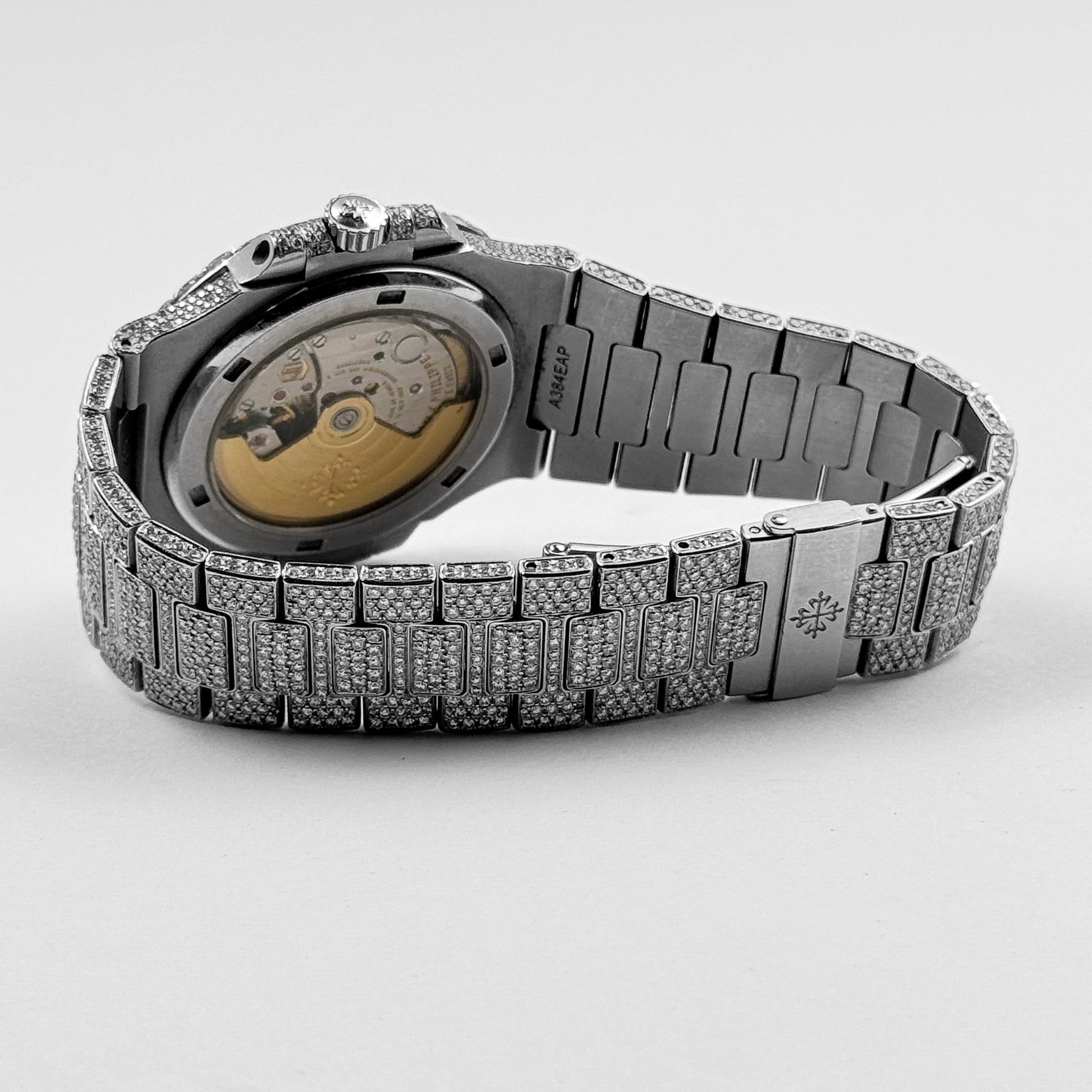 Patek Philippe Nautilus 5711/1A-011 Stainless Steel with Aftermarket Diamond Pavé Bezel and Case (2012)