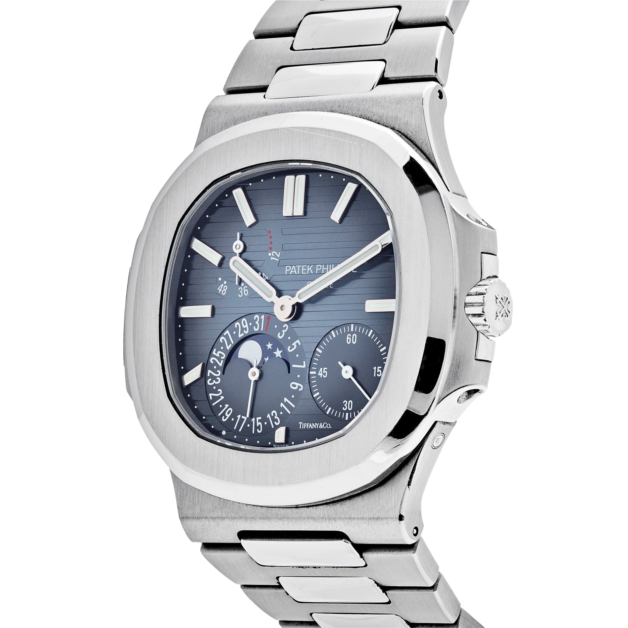 Luxury Watch Patek Philippe Nautilus Moonphase Steel Tiffany Blue Dial 5712/1A-001 (2022) Wrist Aficionado