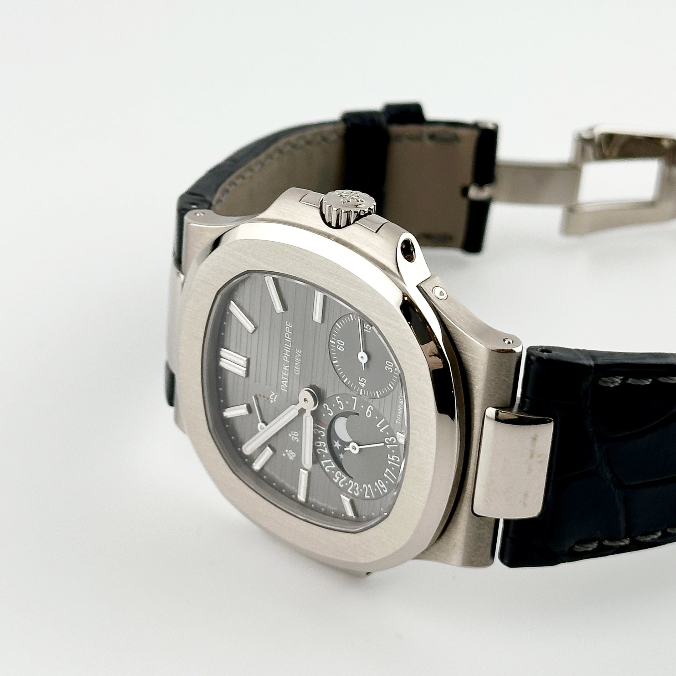 Patek Philippe Nautilus 5712G-001 'Tiffany & Co.' White Gold Grey Dial Moon Phases (2023)