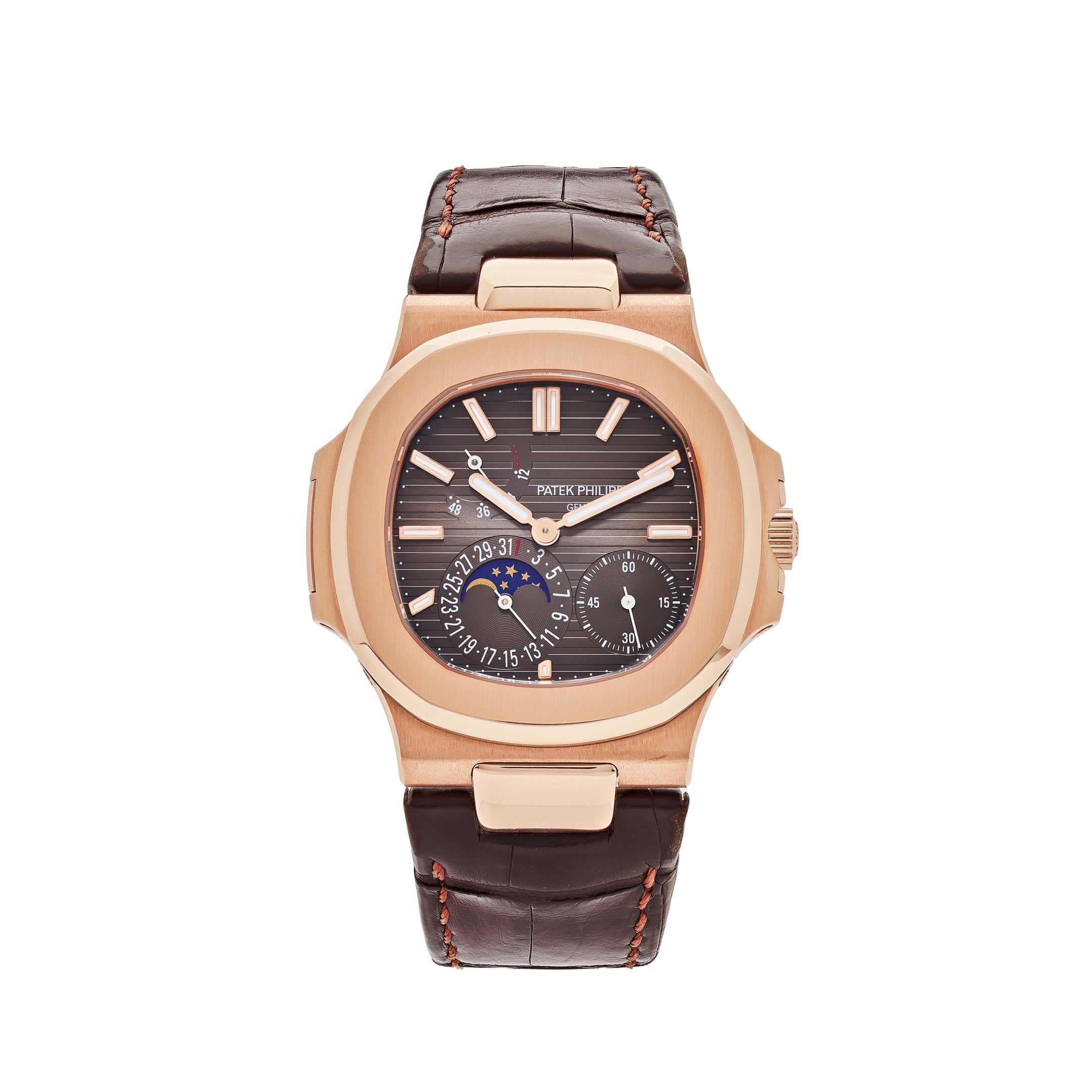 Patek Philippe Nautilus Moon Phase Rose Gold 5712R-001 (2009) Wrist Aficionado
