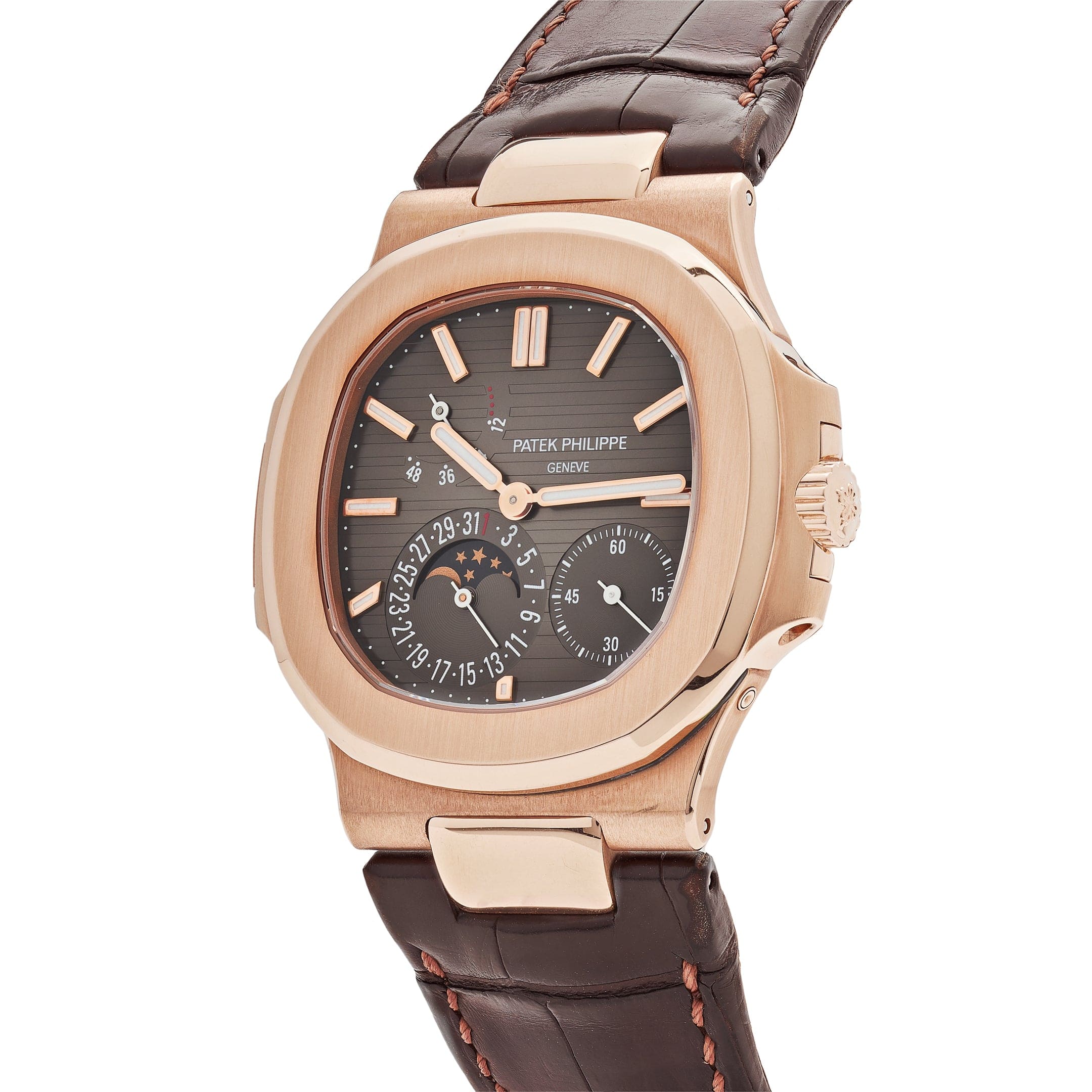 Patek Philippe Nautilus Moon Phase Rose Gold 5712R-001 (2009) Wrist Aficionado