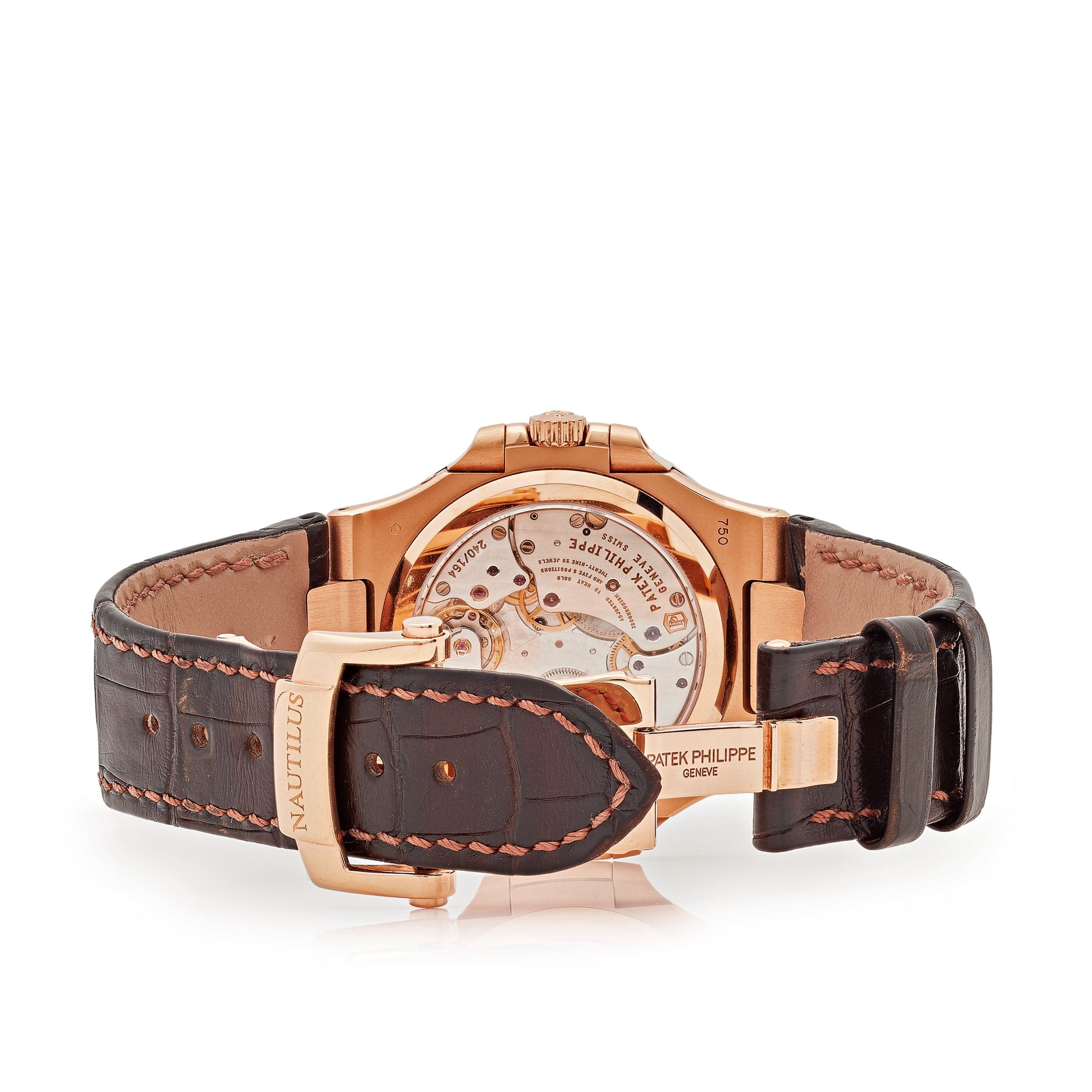 Patek Philippe Nautilus Moon Phase Rose Gold 5712R-001 (2009) Wrist Aficionado