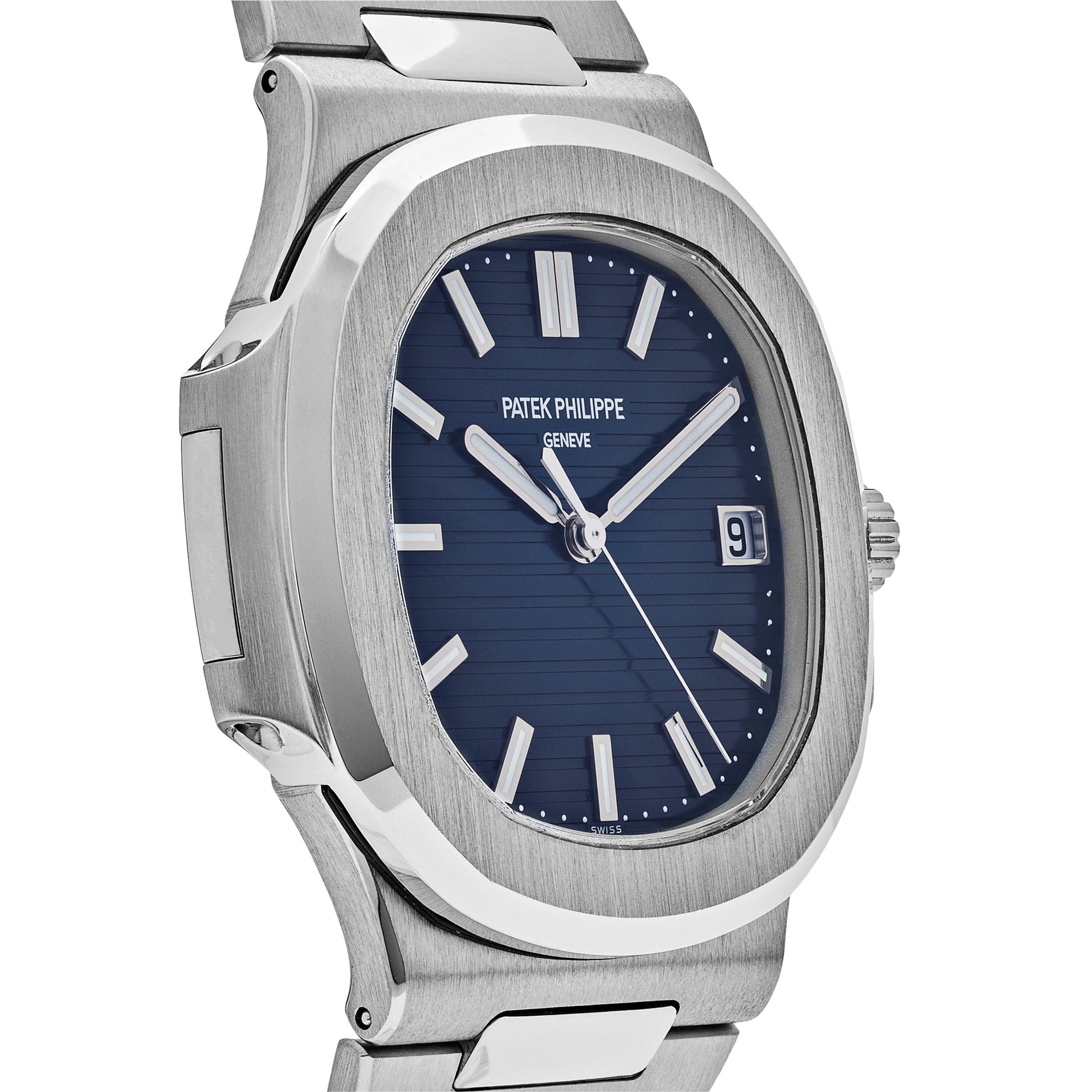 Patek Philippe Nautilus White Gold Blue Dial 5811/1G-001 Wrist Aficionado